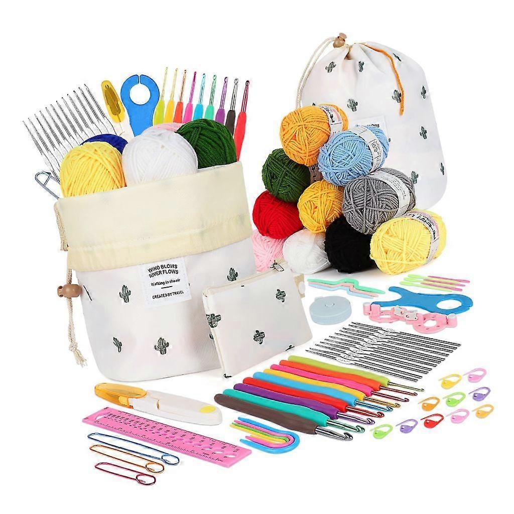 Ergonomic Crochet Hook and Needle for Making Bag, Gloves, Sock