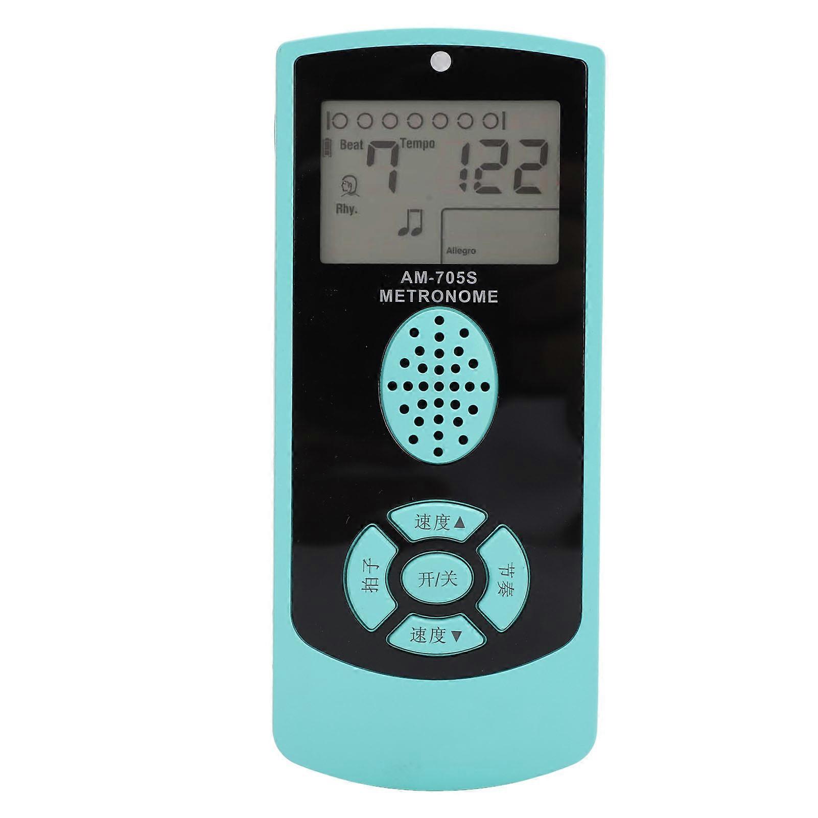 Digital Metronome High Accuracy Universal Vocal Counting Metronome with LED Indicator