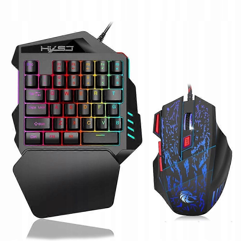 Hxsj Noir Clavier Et Souris Ensemble
