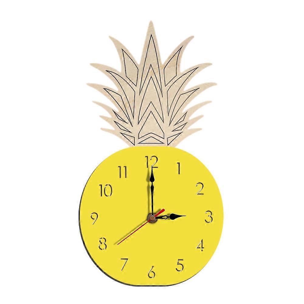 Fruit Personality Mute Wall Clock Acrylic Children Decoration Clock