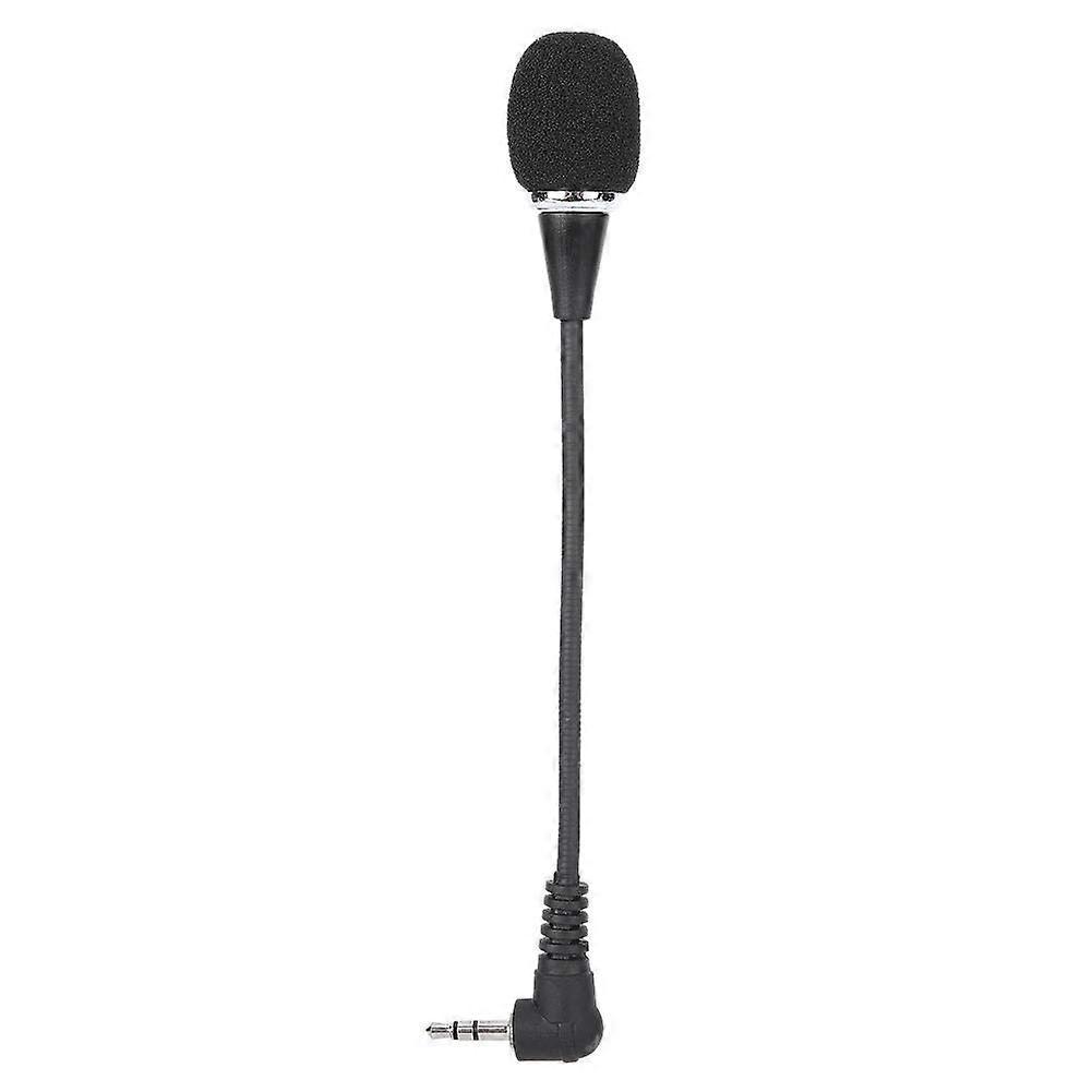 Mini Microphone Condenser with Flexible Head, Vocal Pickup, 3.5mm AUX Jack, Portable Sound Amplifier, Compatible with Various Devices
