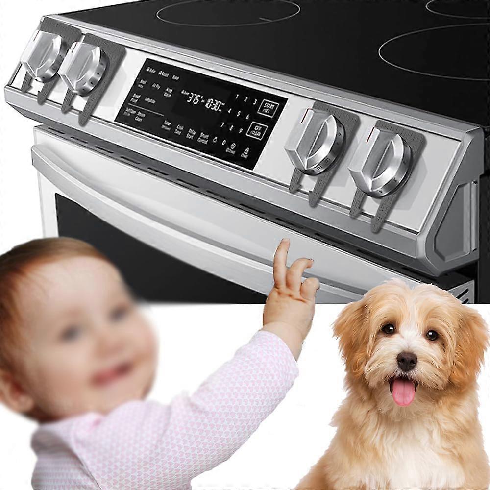 Stove Knobs Locks Child Proofing Oven Knob Lock Silicone Protective Knob Safety Lock No Tools Needed