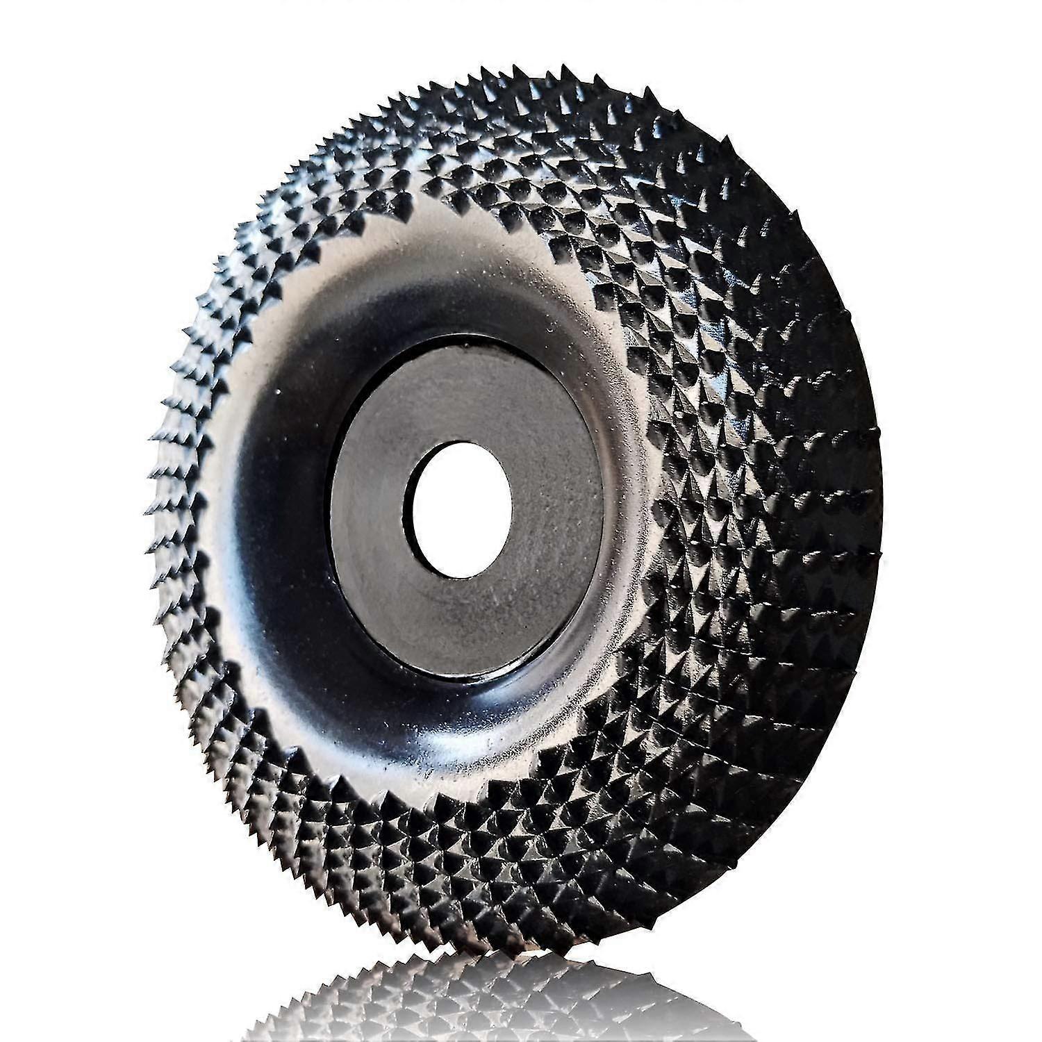 Grinder Wheel Disc 4 Inch Wood Shaping Wheel, Wood Grinding Shaping Disk For Grinders With 5/8inch