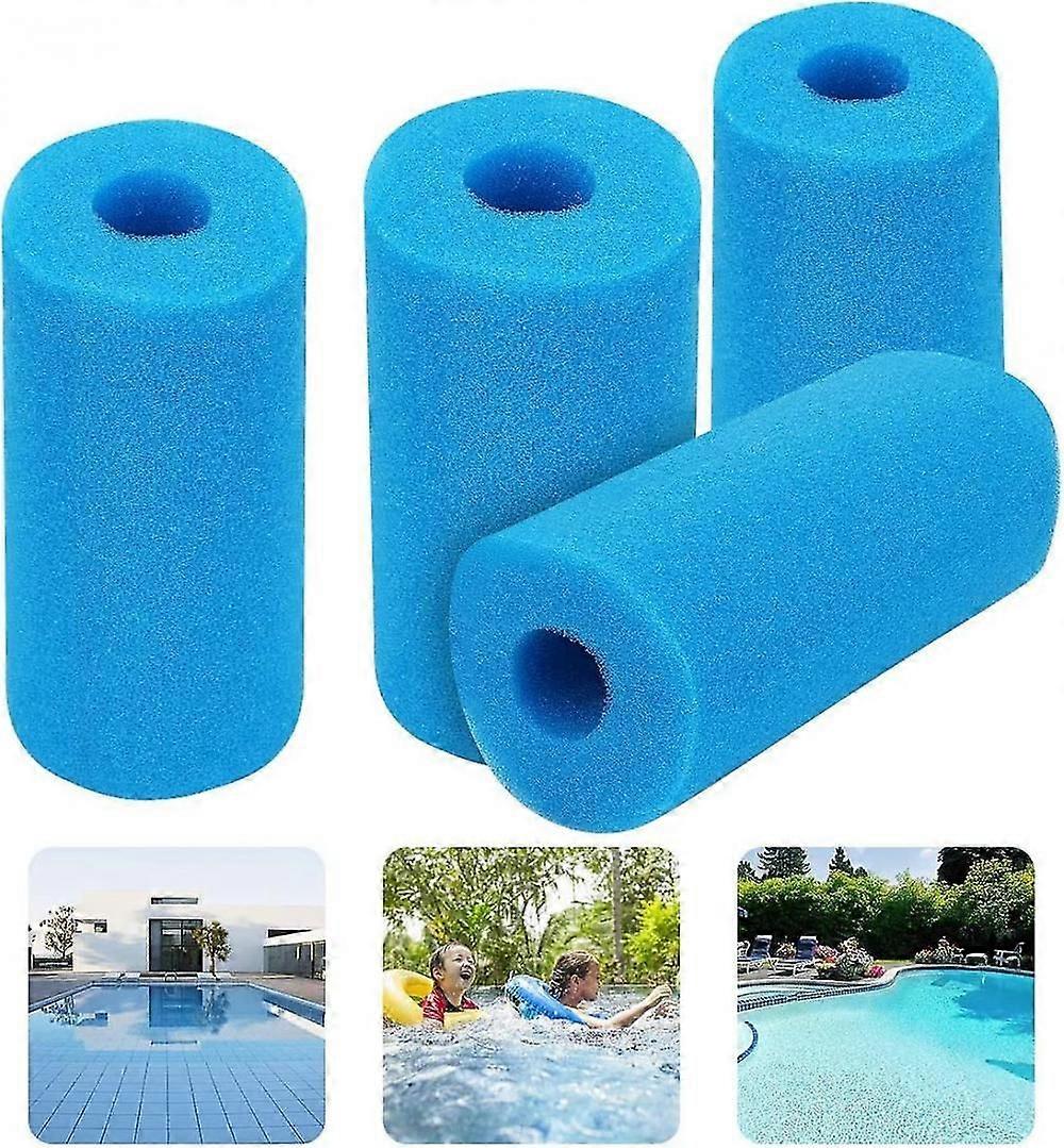4 Pack Type A Filter Sponge, Reusable, Foam Filter Cartridge, Type A Spa Pool