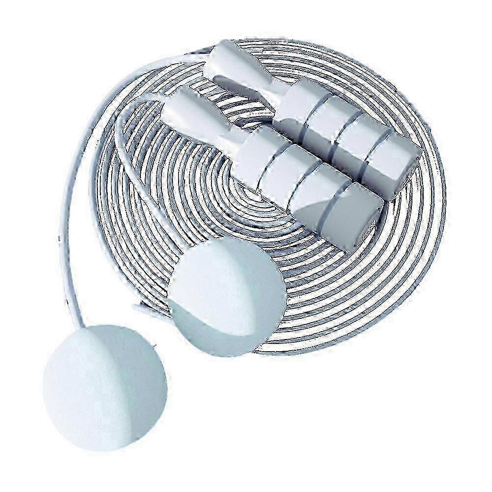 Wireless Jump Rope, 2 in 1 Aerobic Exercise Trainer, Adjustable Lest Trainer,Light Blue Double Use Model well