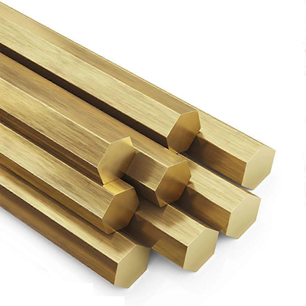 500mm H59 Brass Hexagonal Bar Rod - 3mm to 15mm Sizes, Durable Hex Stock for DIY Projects and Fabrication