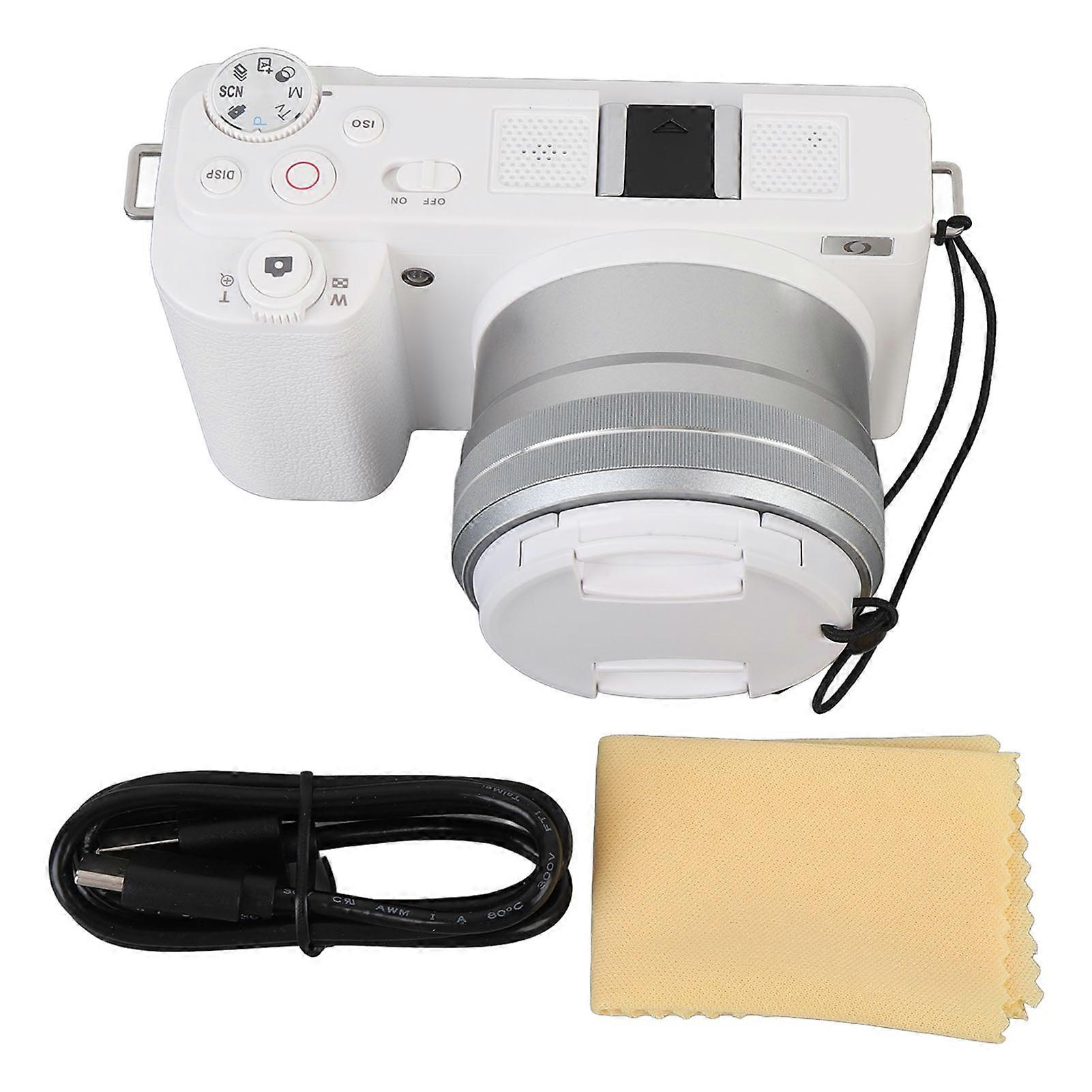 4K 64MP Compact Travel Camera with 12X Zoom, Autofocus, and Webcam Functionality