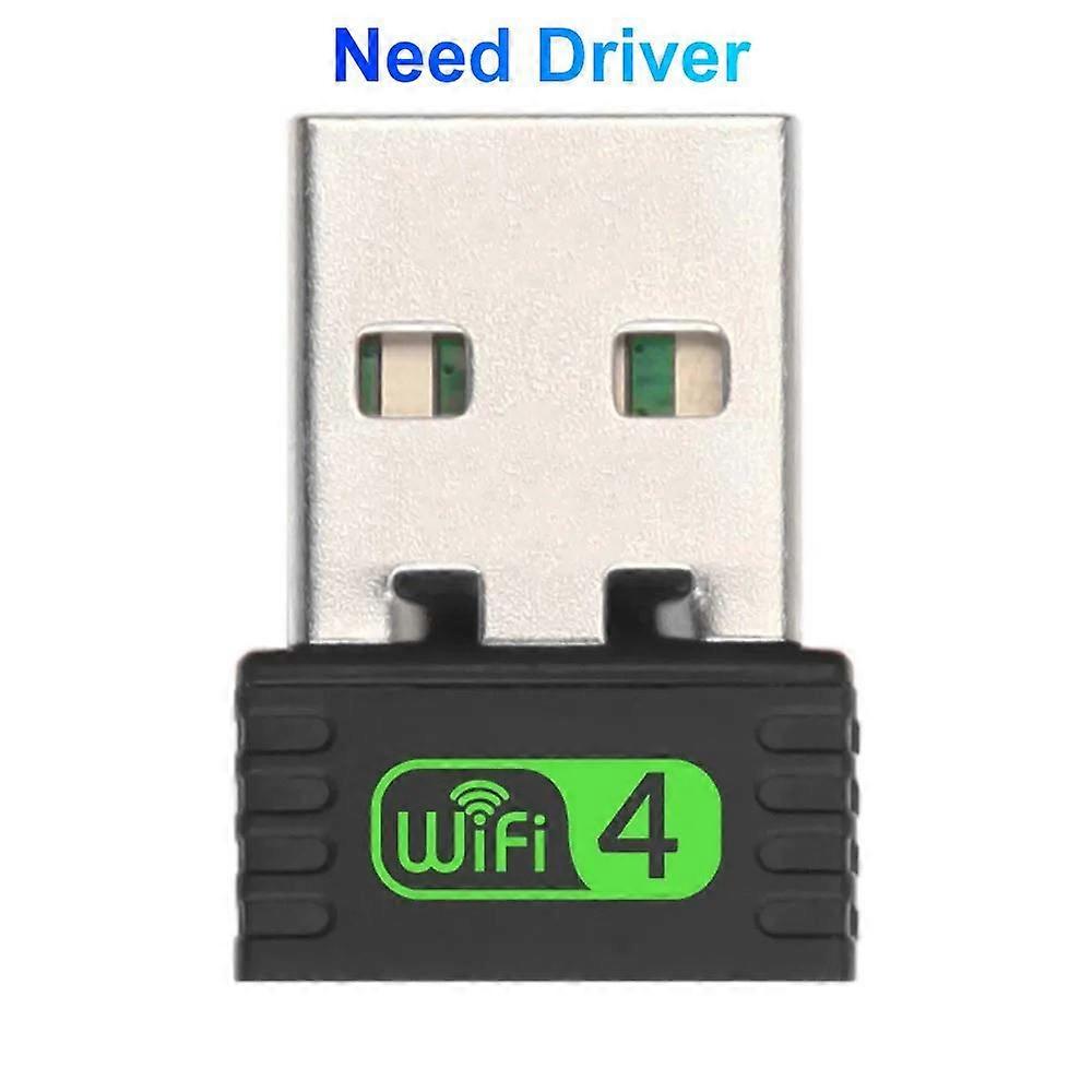 WiFi 4 Adapter 150Mbps USB WiFi Wireless Network Mini USB Dongle 2.4GHz Signal Reception Free Drive