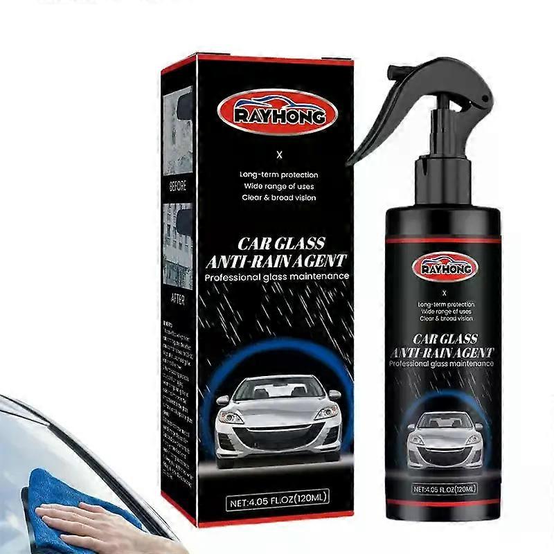 Auto Glass Rainproof Agent | Anti-Rain Suitable for Car Glass | 120ML Auto Glass Rain Agent Suitable for Windows, Mirrors, And Shower Doors