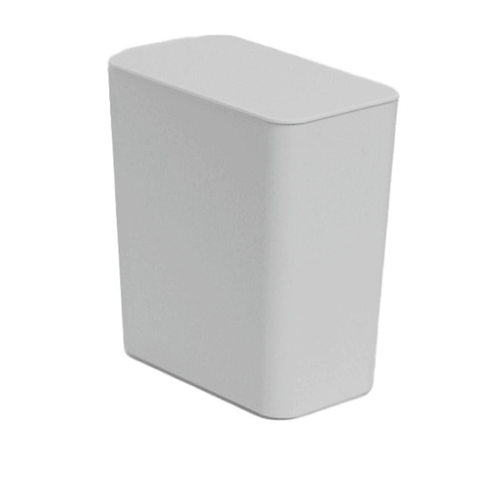Desktop Bin Small Trash Can with Cover Bathroom Bedroom Trash Can Garbage Can Clean Workspaces Storage Box Desk Home