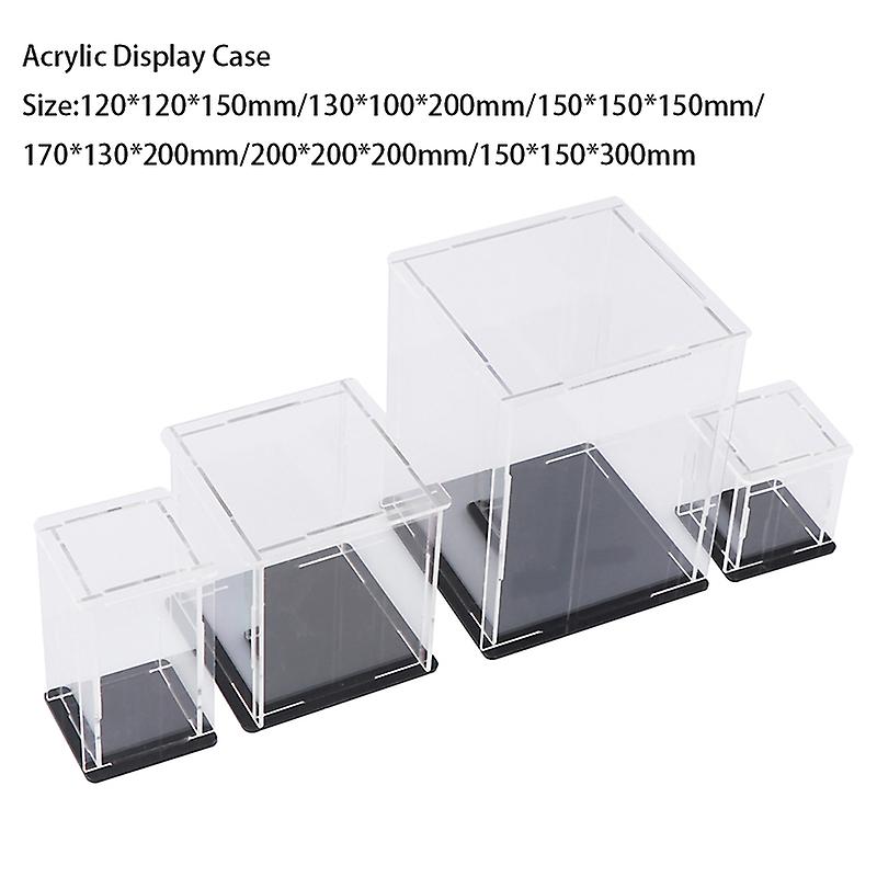 Acrylic Display Case Self-install Clear Dustproof For Basketball Action Figures