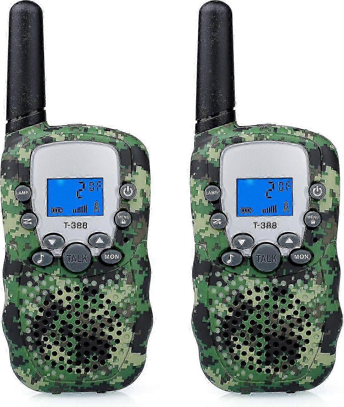 Children Walkie Talkies Set, Long Range Walkie Talkie 3km Two Way Radio Intercom Walky Talky Boys Kids Toys(2pcs)
