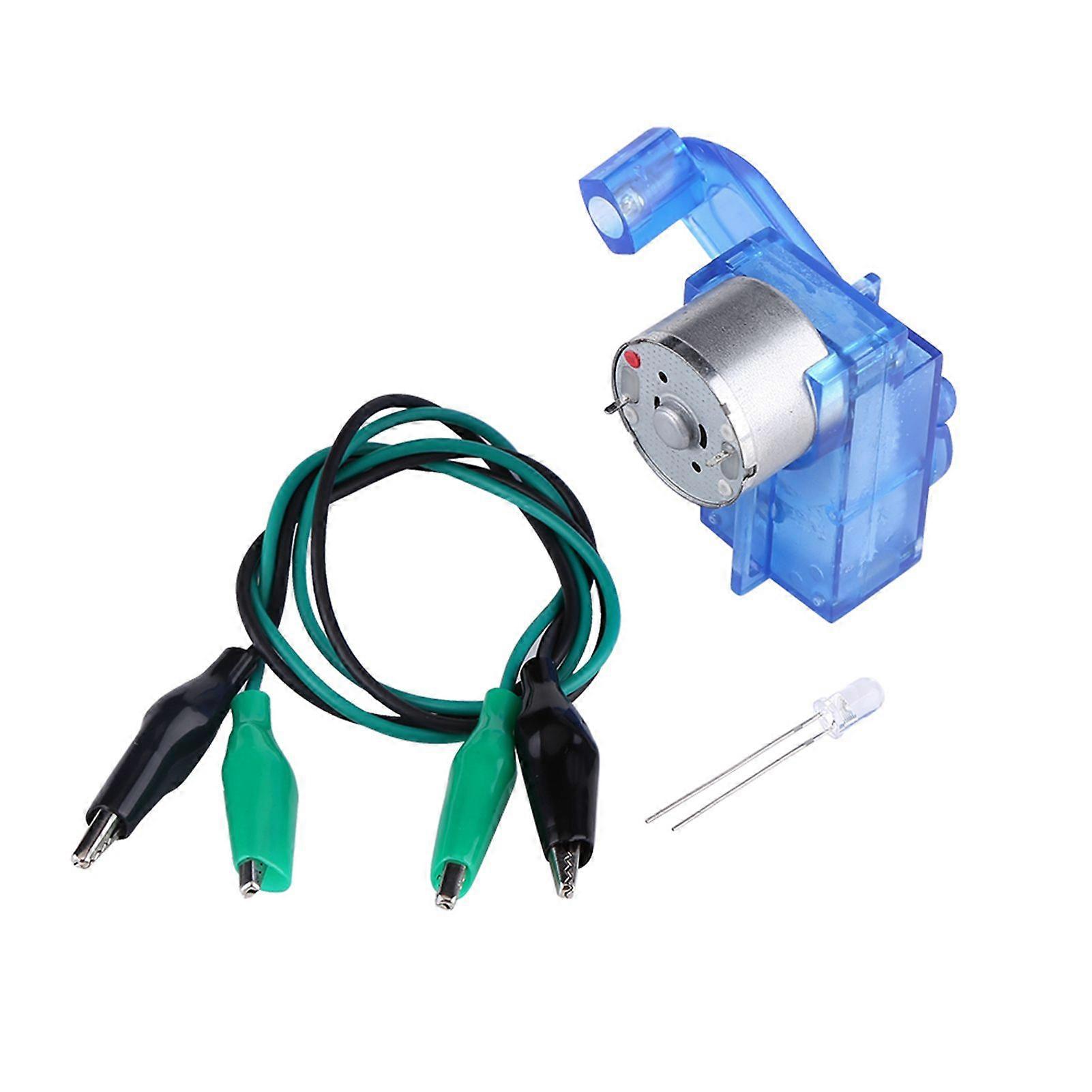Hochwertiges Micro Handkurbel Generator Notstromversorgung DIY Kit (mit 2 Fischen cli