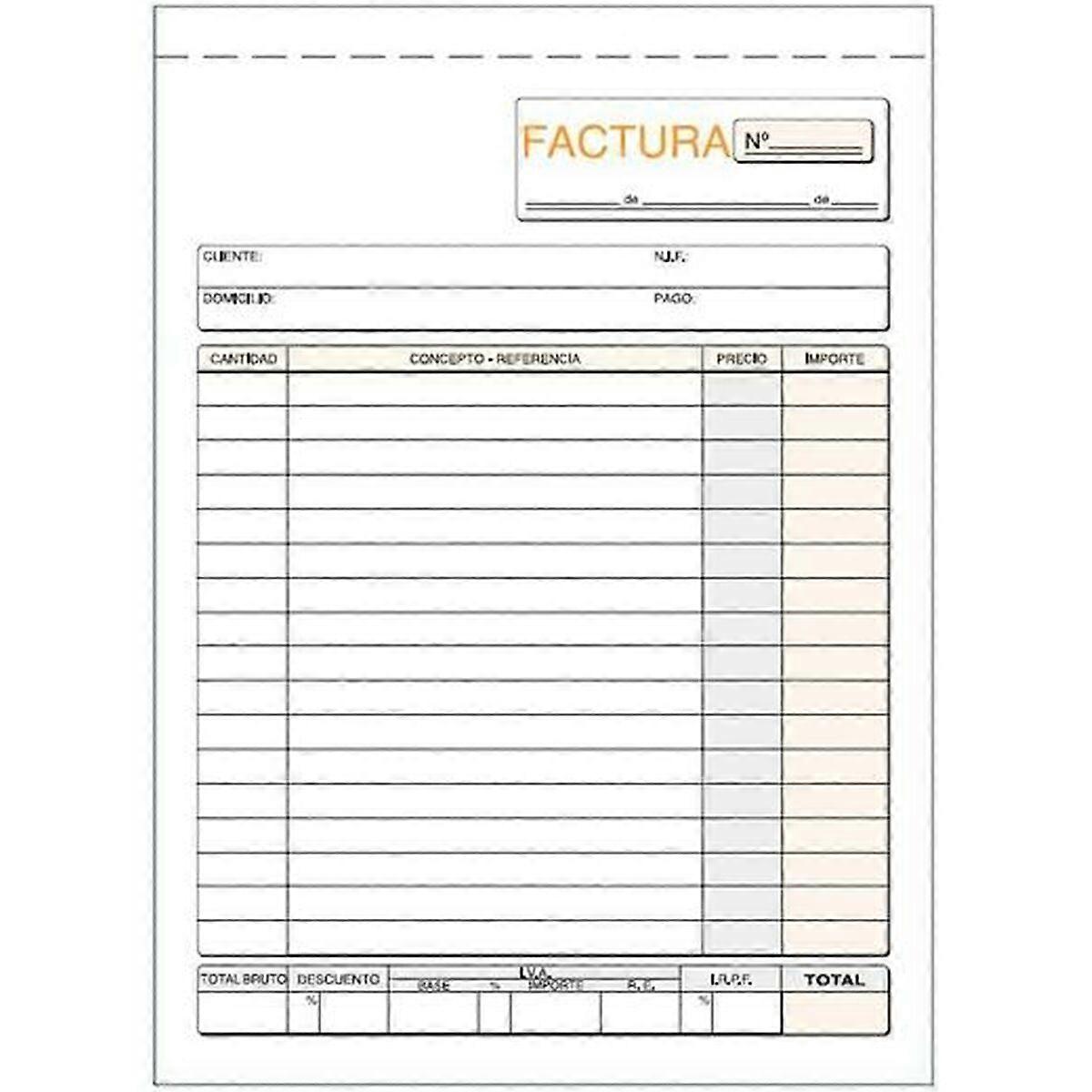 Delivery Book 15 x 21 cm (10 Units)