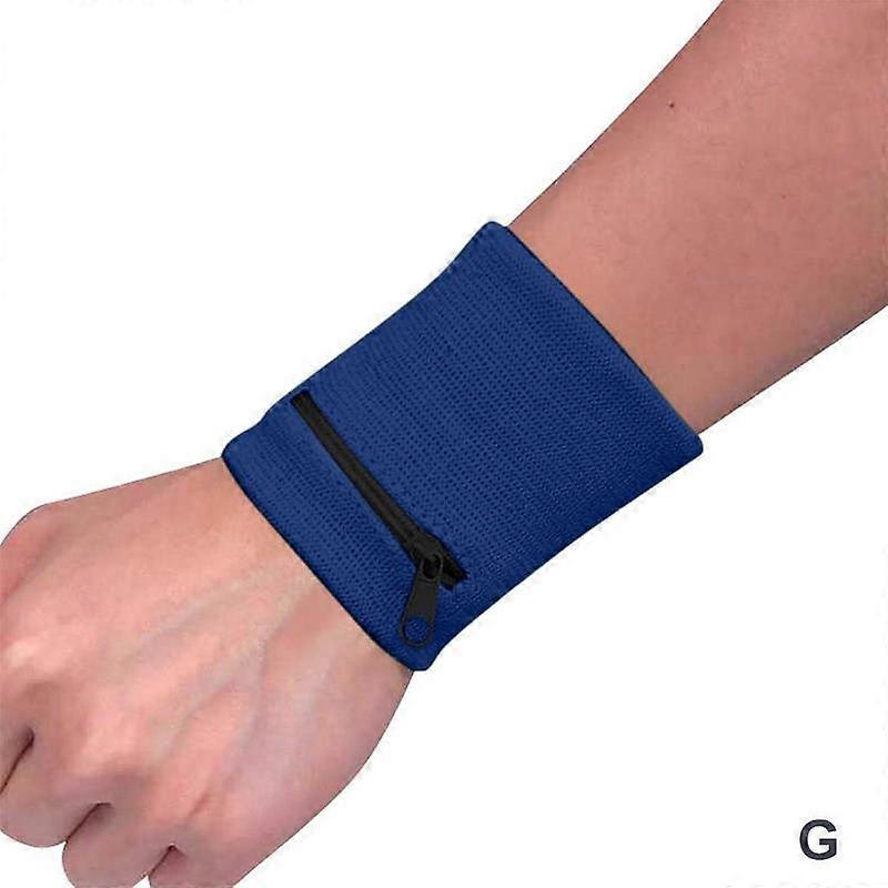 Breathable Cotton Blend Wrist Wallet with Secure Zip Pocket for Keys and Essentials Adjustable and Comfortable Casual Wear