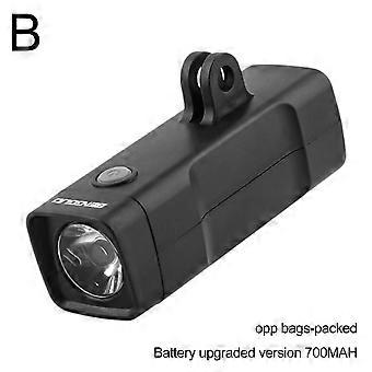 Waterproof Rechargeable USB Bicycle Night Riding Front Light Rotatable Portable Mountain Bike Light Cycling Equipment