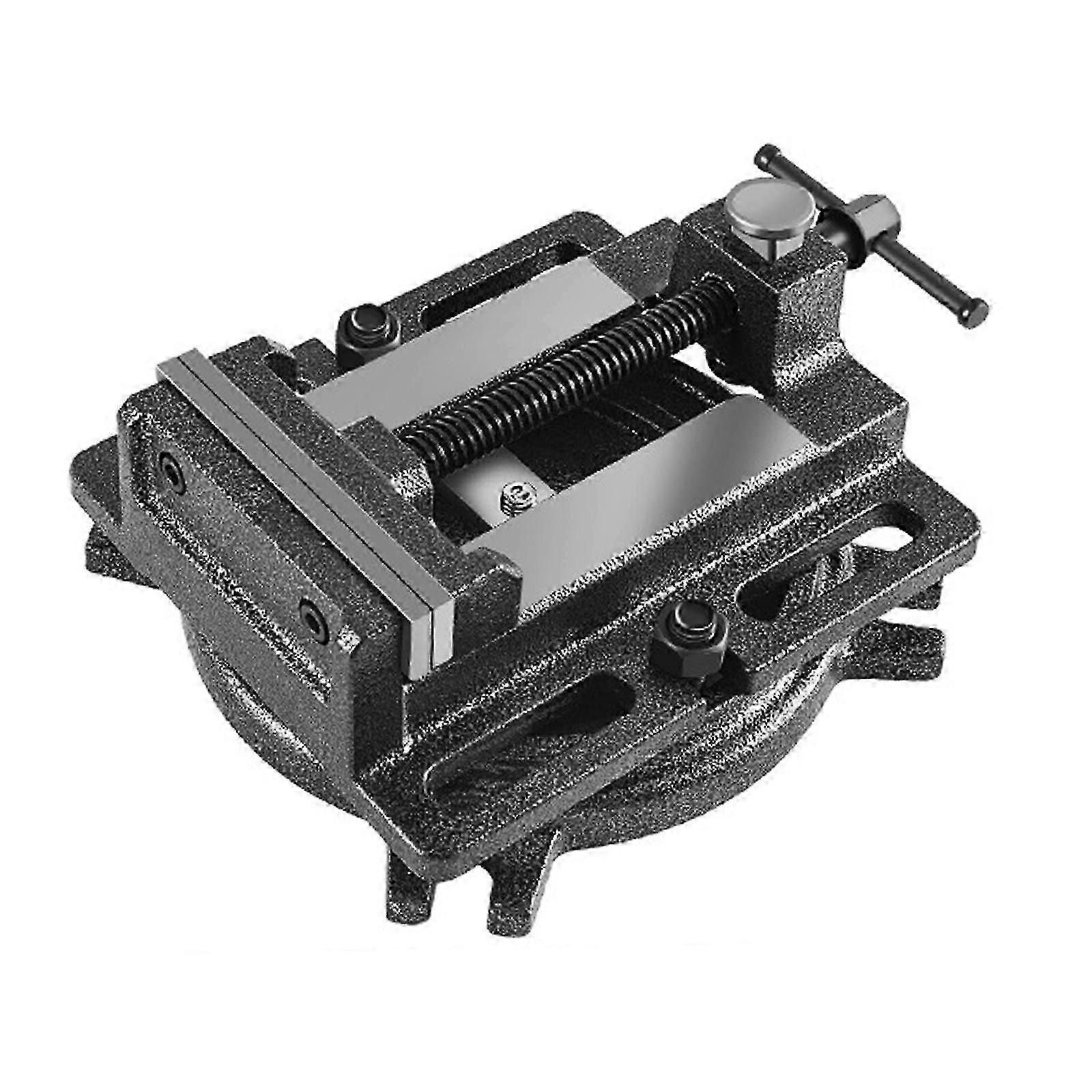 Portable Sturdy Drill Press Vise Clamp for DIY Home Use, Rotatable Milling Vise