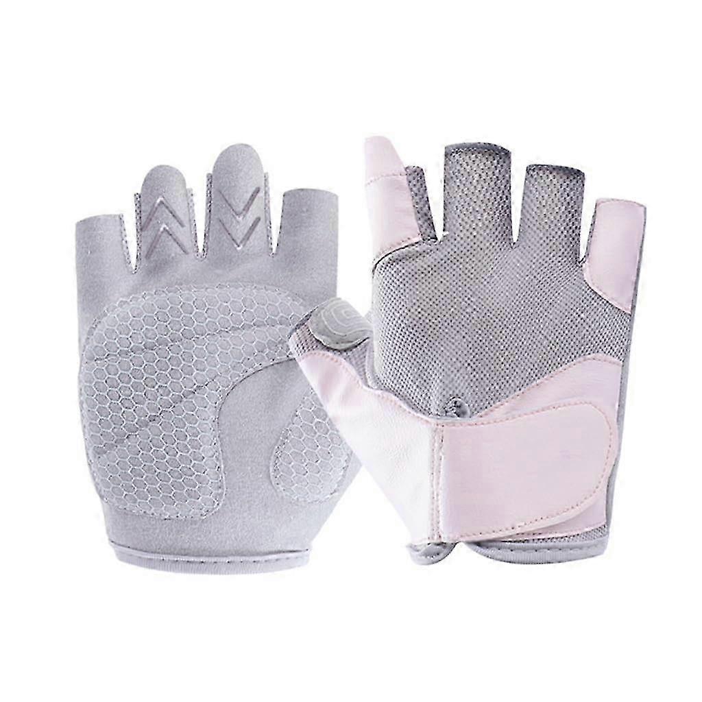 Fitness Women's Half Finger Gloves for Outdoor Activities like Cycling, Rock Climbing, Jump Roping, and Horizontal Bar Exercises