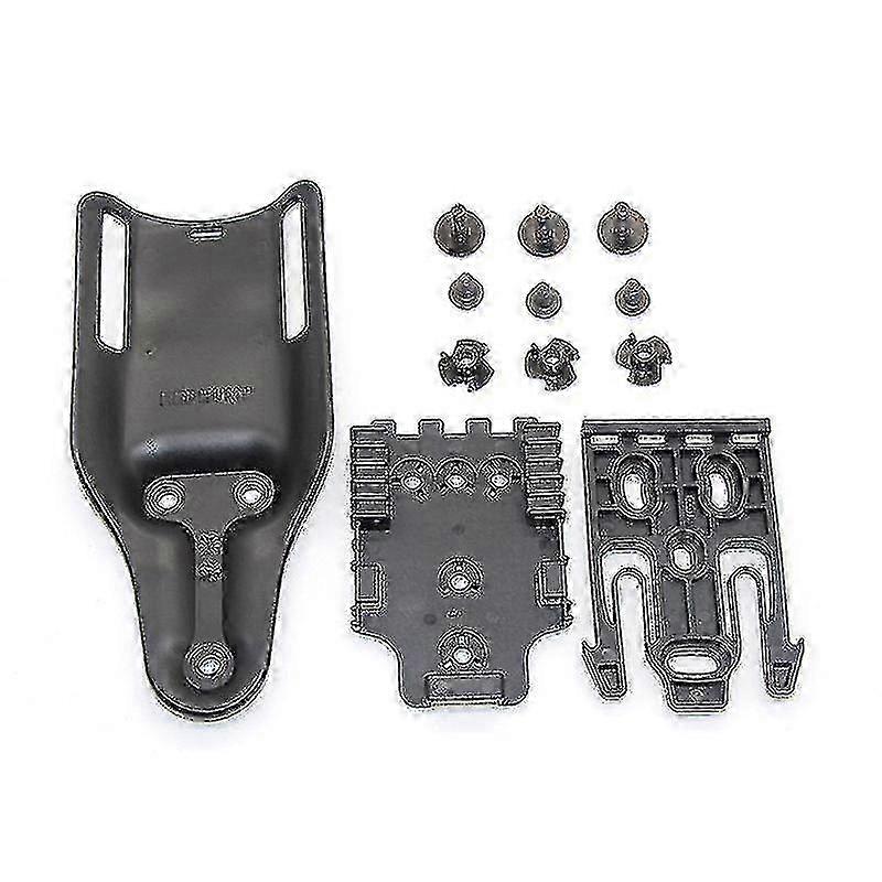 Tactical Gun Holster QLS Quick Lock System Universal Hunting Belt Paddle Drop Leg Strap Black