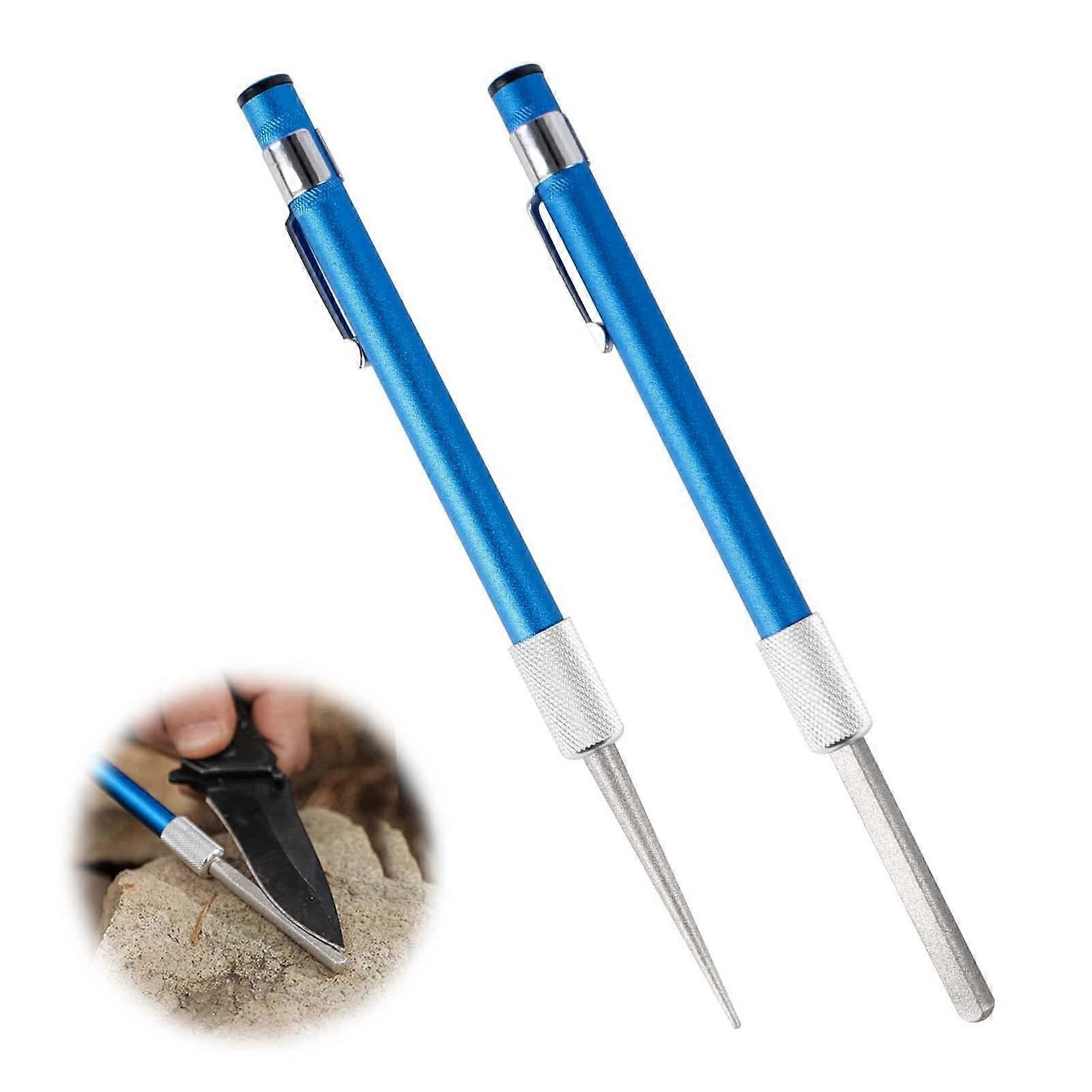 2 x Diamond Grinding Pen, Diamond Sharpener, Diamond Sharpener, Diamond Sharpener for , Hunting, Kitchen