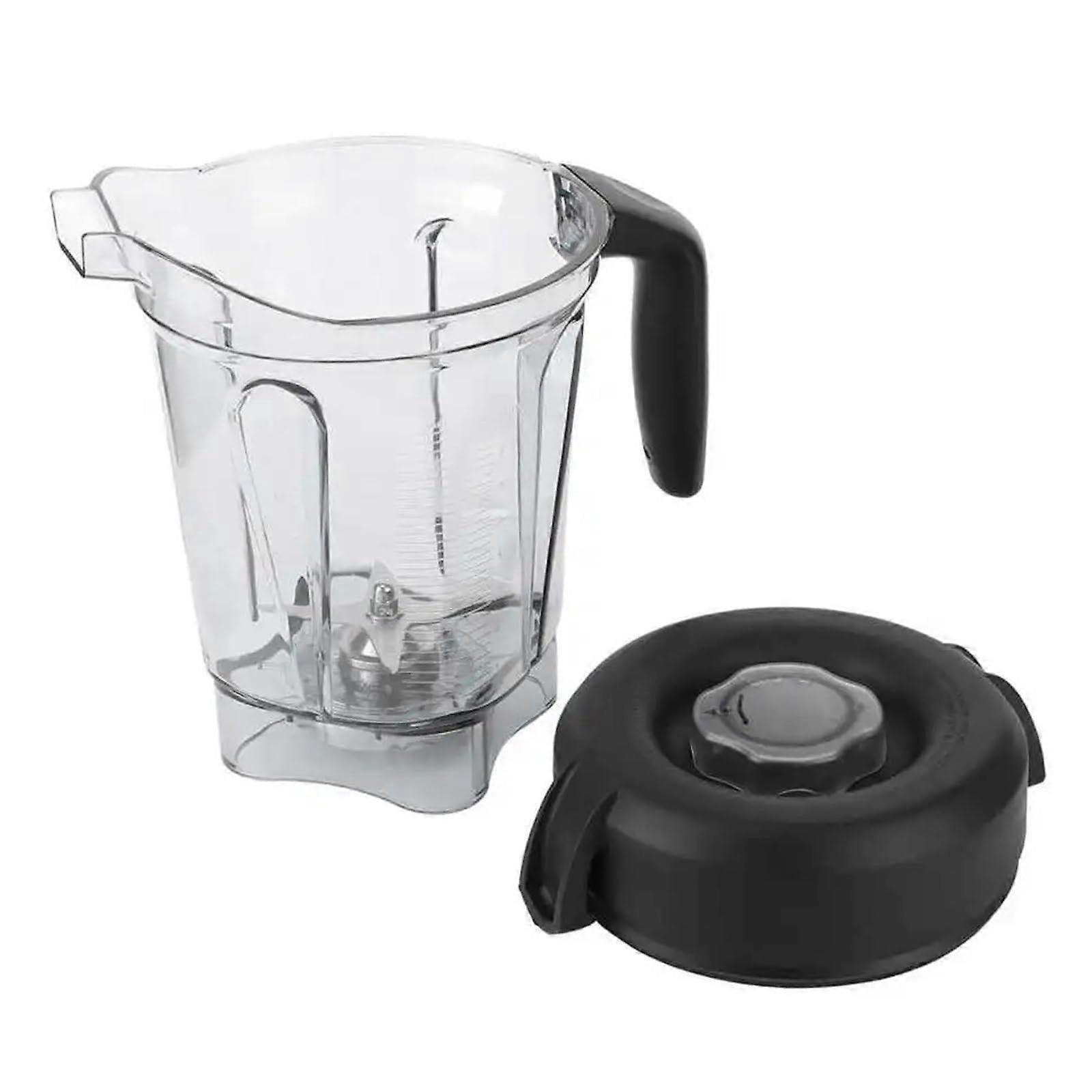 Transparent 2 Litre Food Blender Container with Replacement Blade Cover, Fits 64 oz Containers