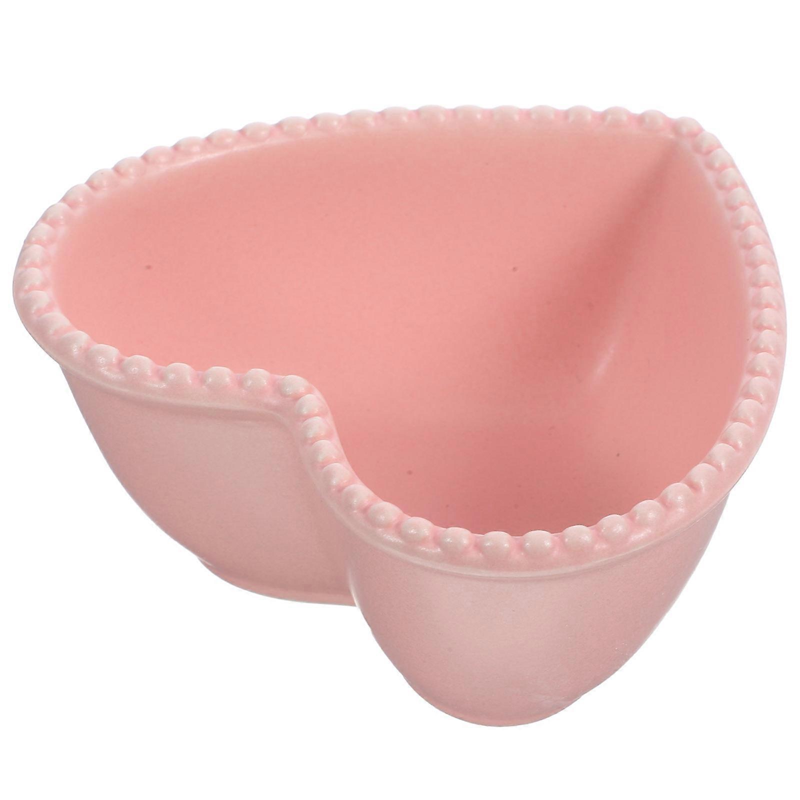 Heart Shaped Ceramic Bowls, Practical for Home and Restaurant Use, Robust Construction