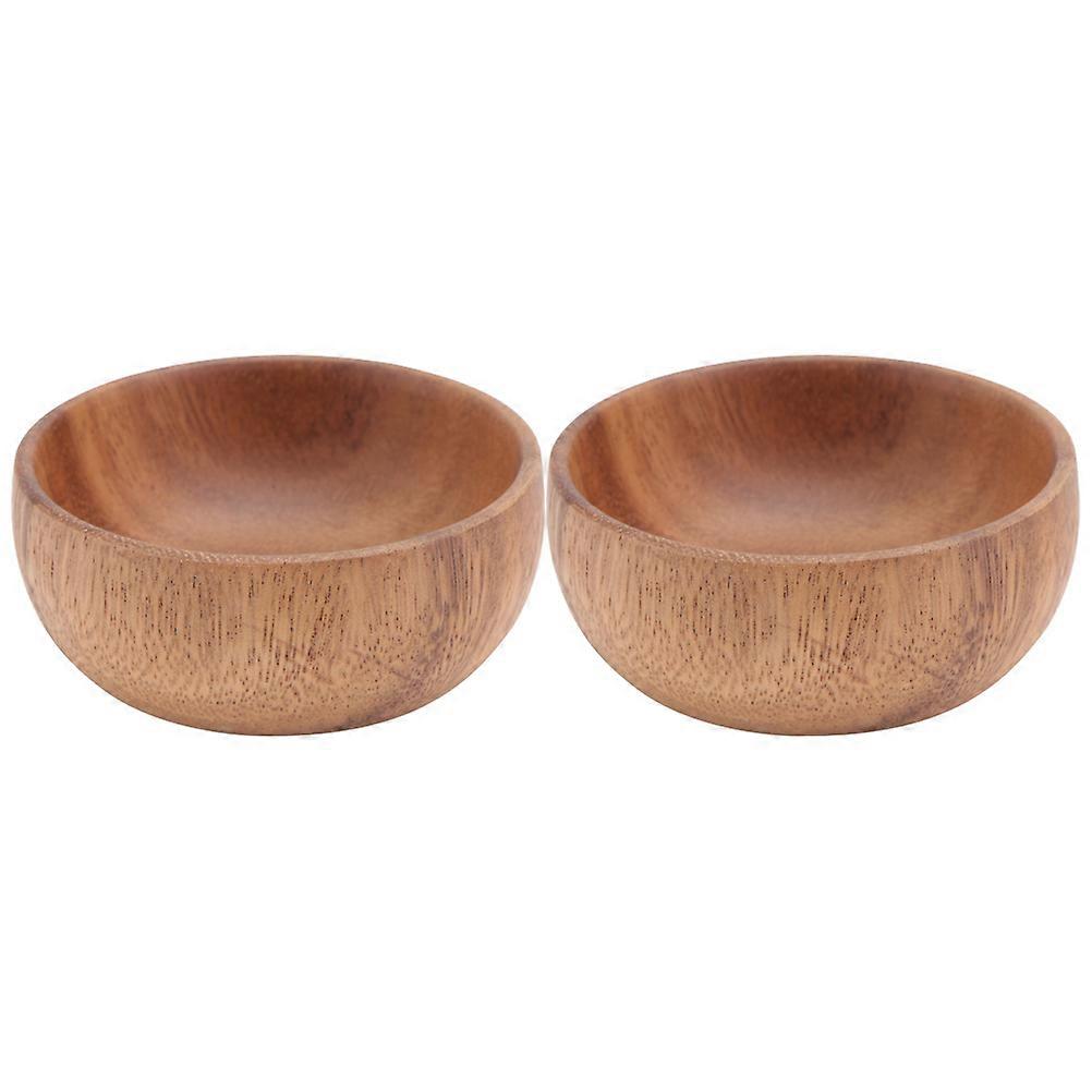 Wooden Salad Bowl Handfinished Polished Texture Multipurpose Food Serving Bowl for Kitchen Dining Elegant Rustic Style Fruit Snack Container