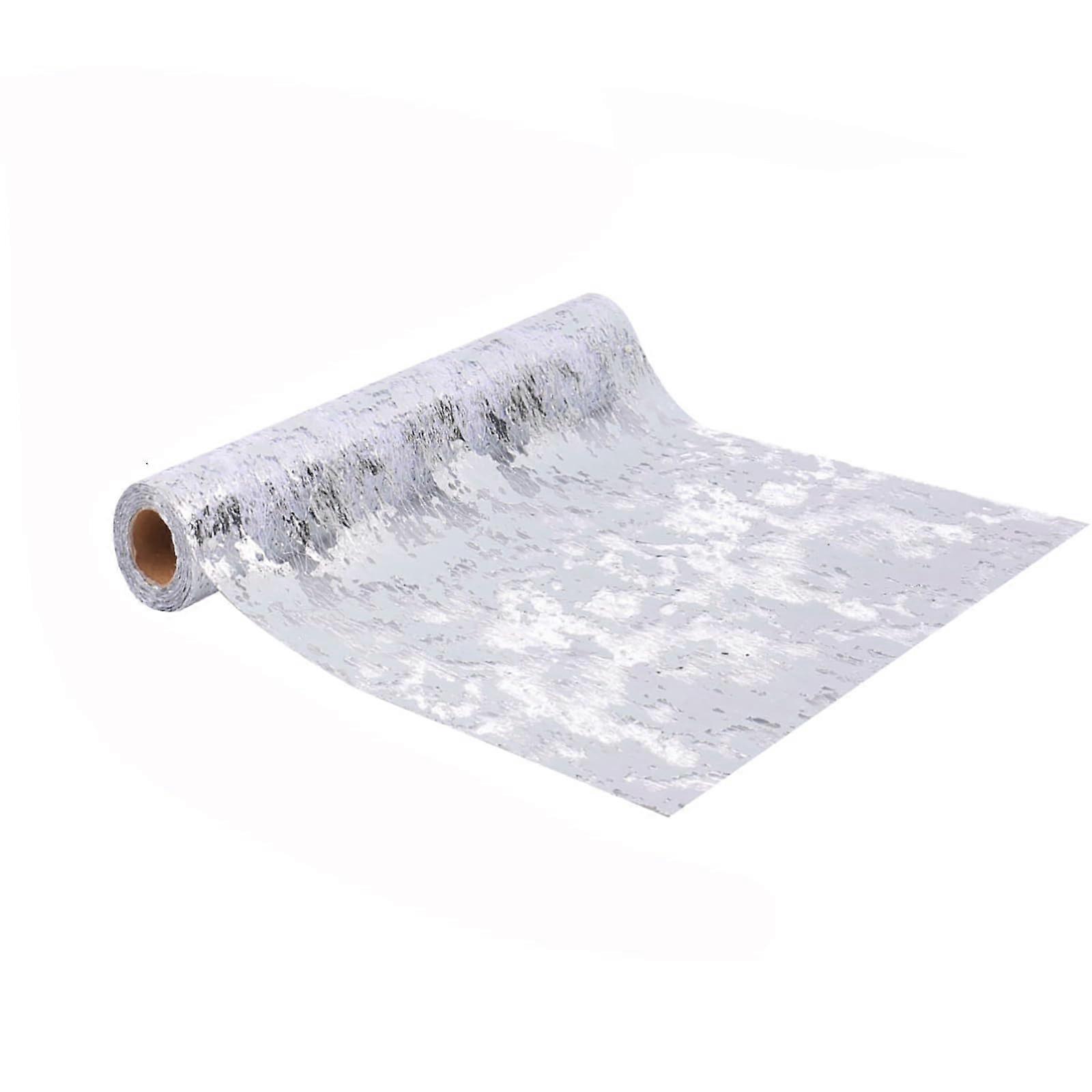 Sturdy Gold And Silver Meshes Fabric Roll Soft Light Transmission For Birthday Parties And Festival Event 2.75m