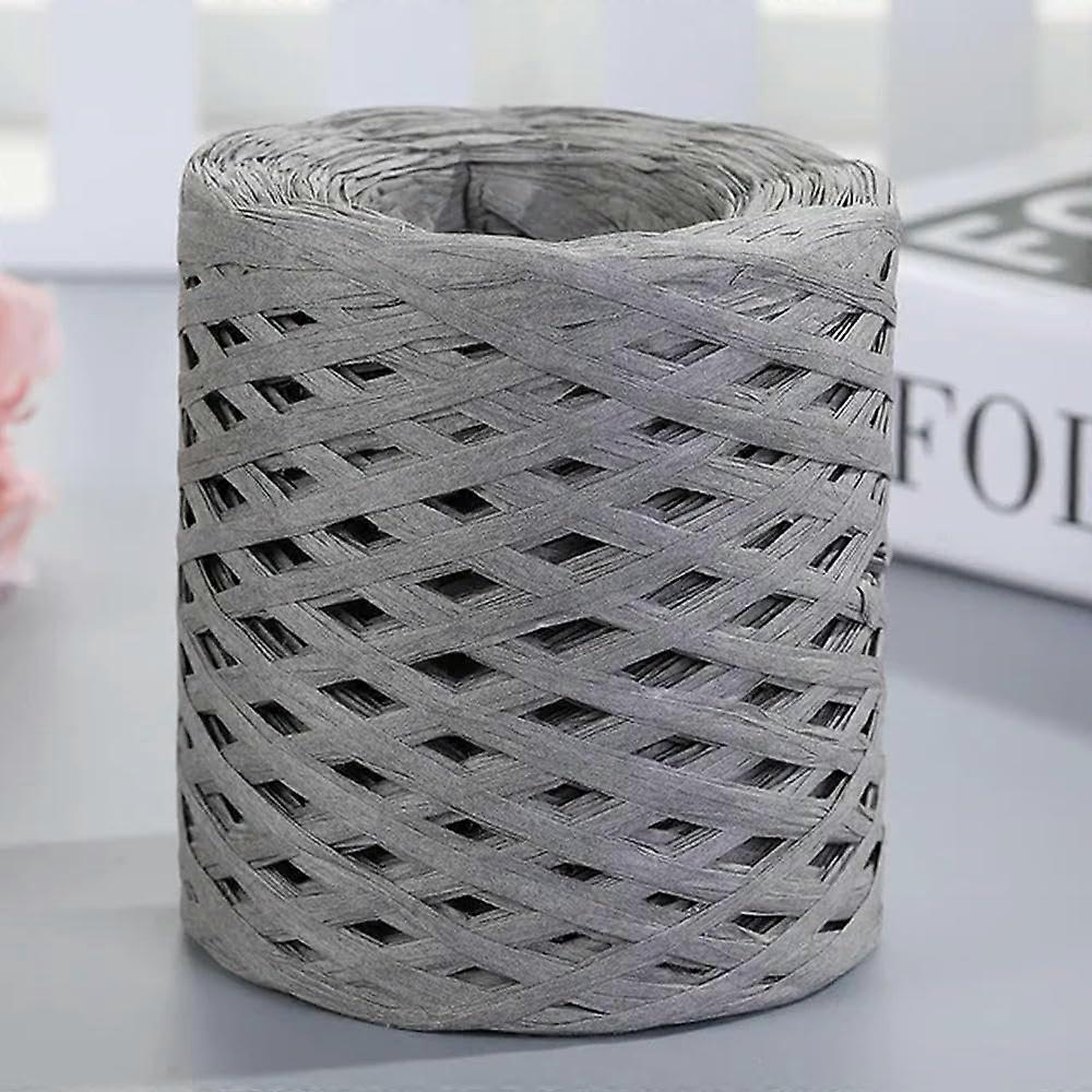 Bastgarn Papierseil 200m DIY Strickgarn für Handarbeiten, Scrapbooking, Verpacken und Basteln