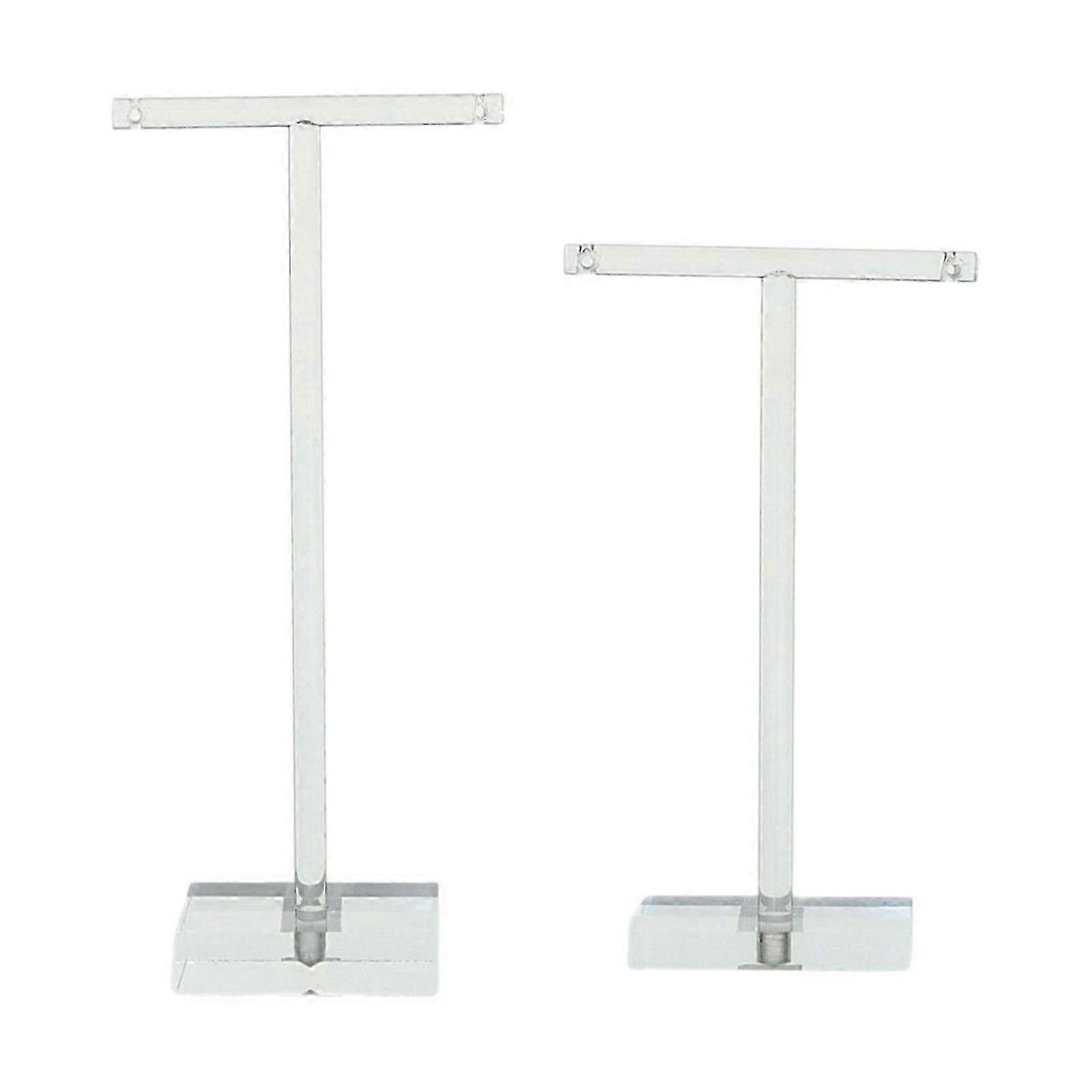 2 قطعة القرط عرض الوقوف على شكل حرف T موقف المجوهرات لمتجر الغرور المنزل