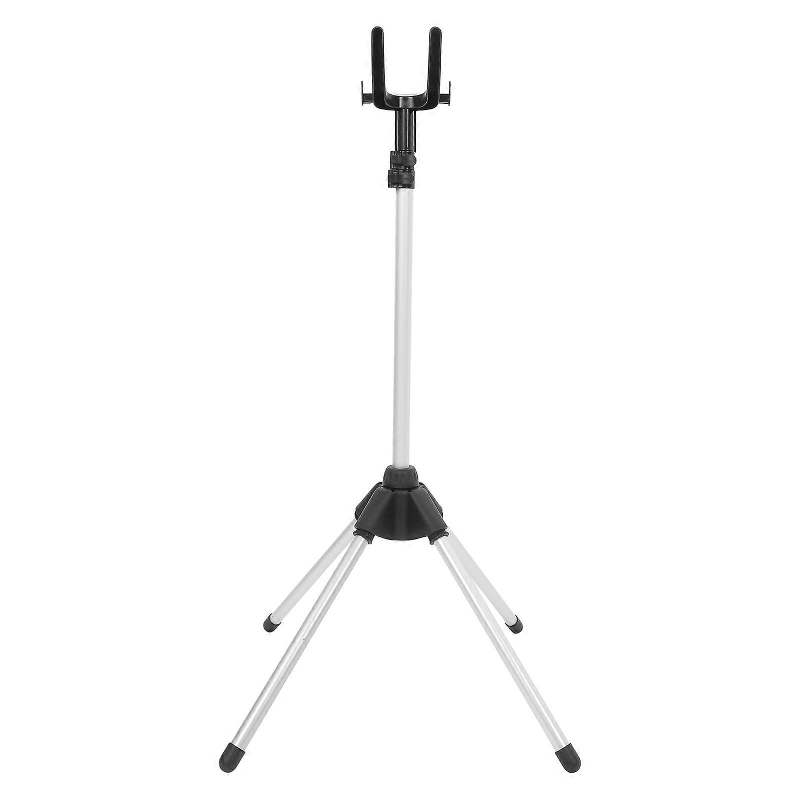 Adjustable Height Portable Clothes Steamer Rack Foldable Design Stable Garment Steamer Holder Wrinkle Removal Space Saving for Various Clothing