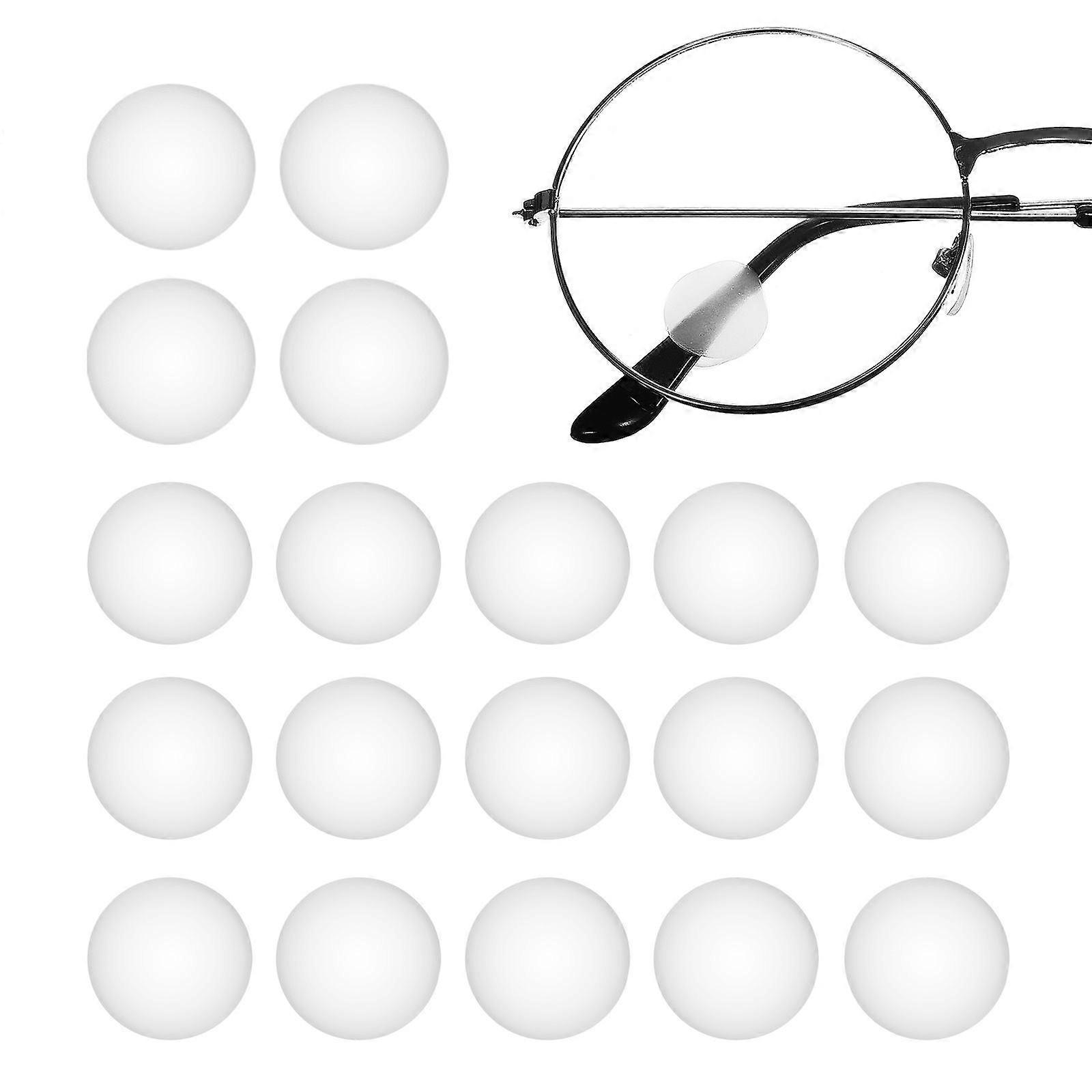 10 Pairs Ear Cushions for Eyeglasses Non Slip, Lightweight, Comfortable Fit, Transparent Design