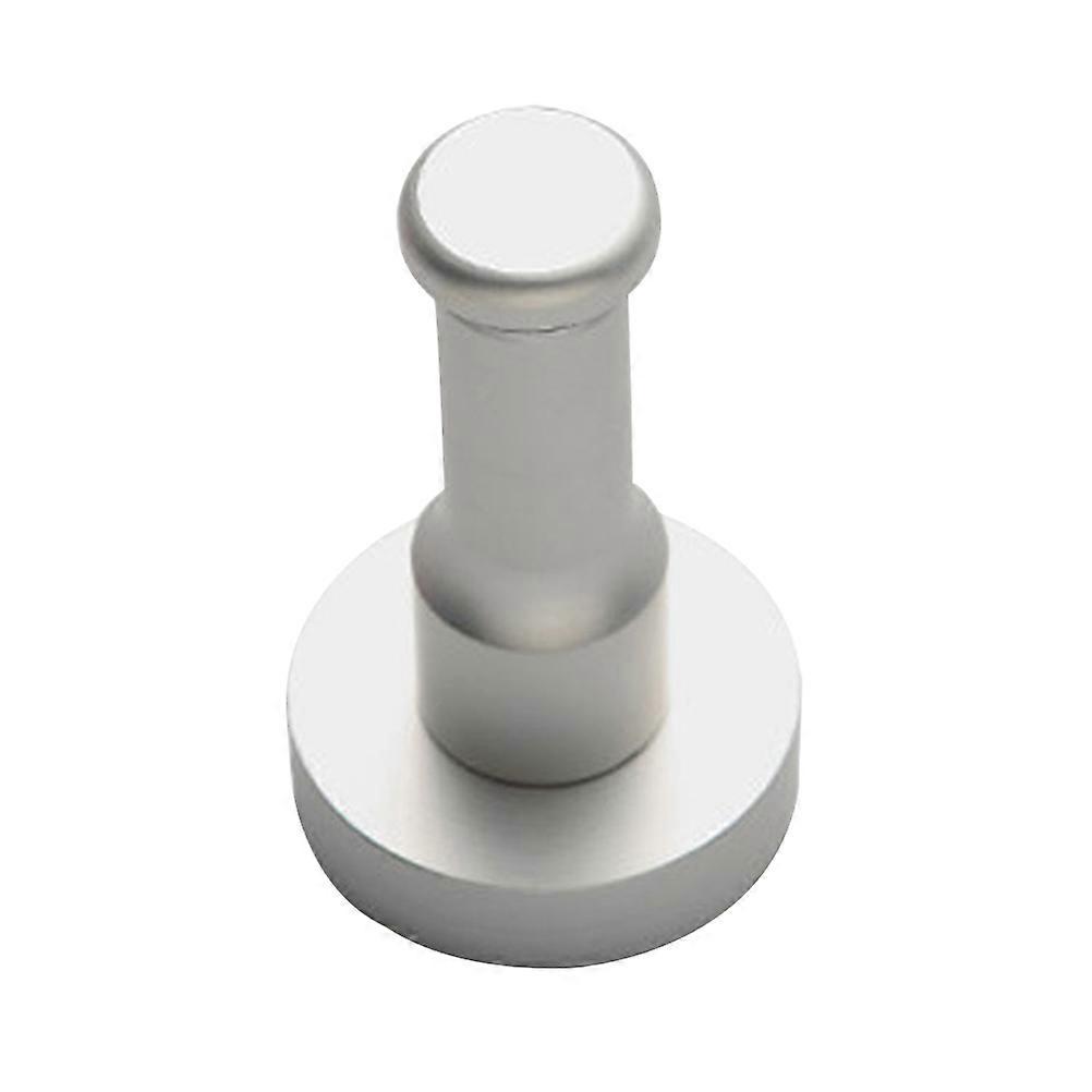 Wall Mounted Coat Rack Rust-Free Round Hat Hanger For Accessories 3x3x5cm Silver 1Set