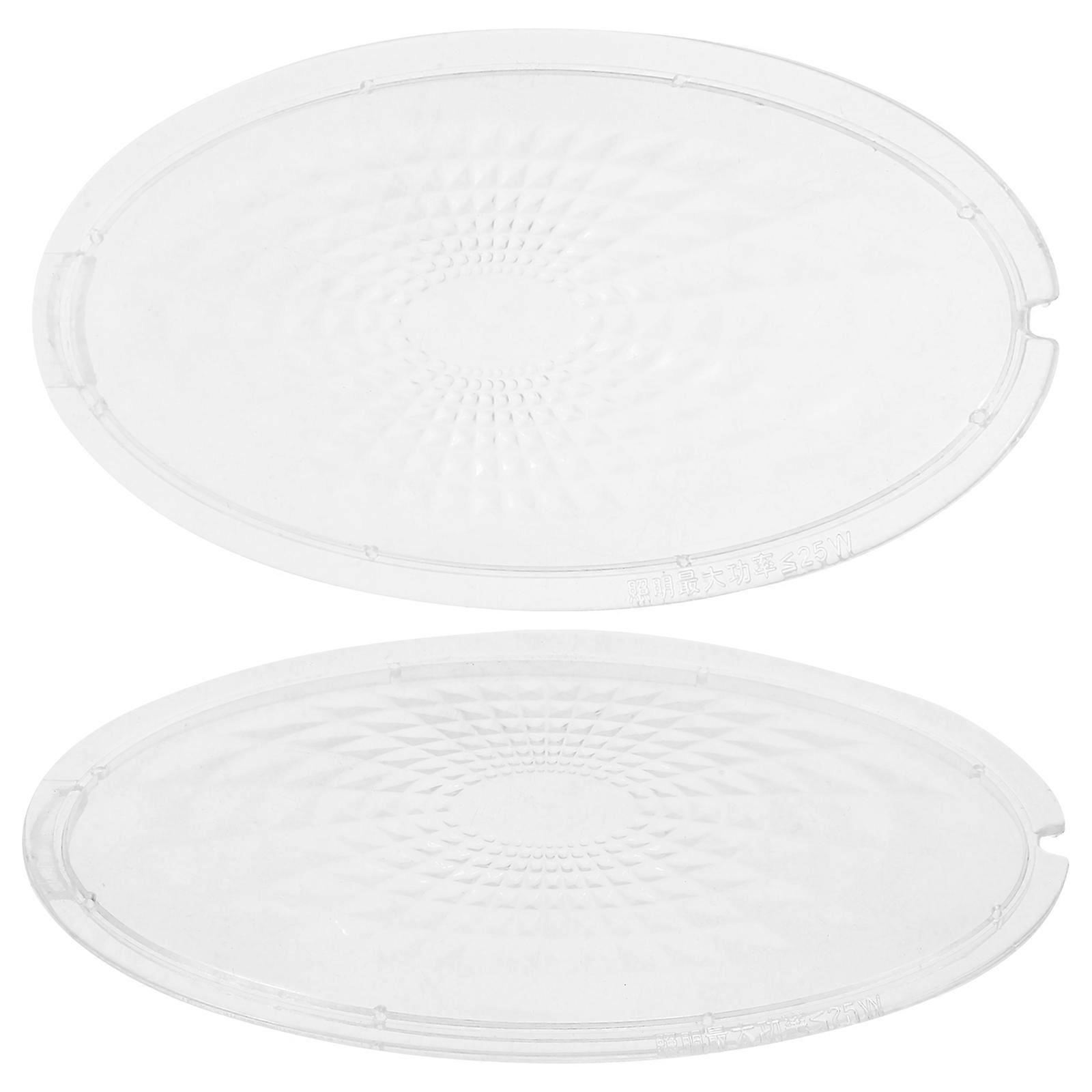 Transparent Light Lens Cover for Range Hood Clear Replacement Lampshade for Kitchen Hood, Durable, Easy Installation, Universal Fit for Multiple