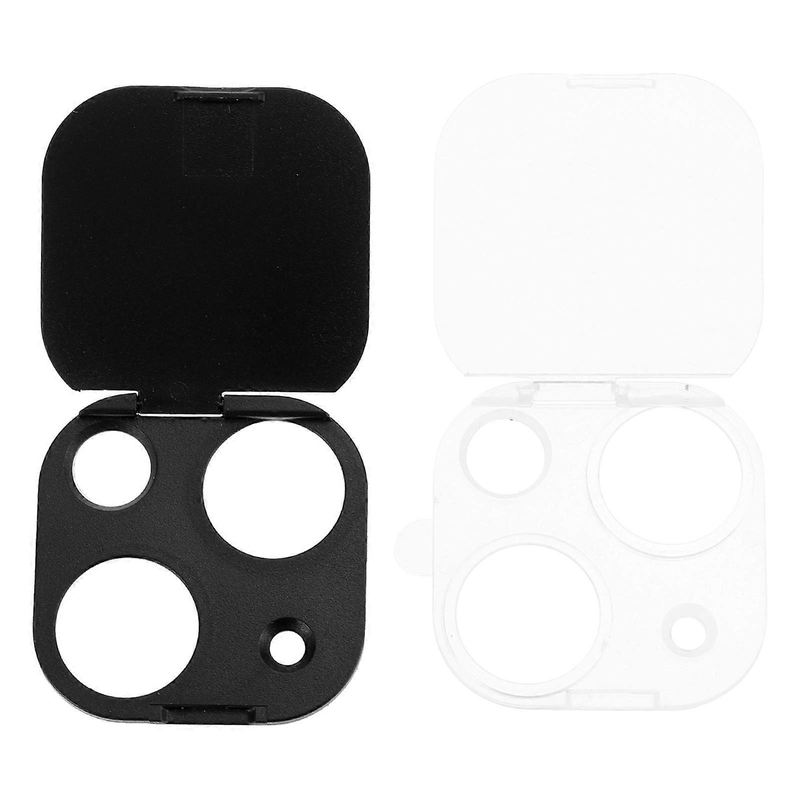 Camera Lens Cap Scratch Resistance Transparent Phone Lens Protector for 13 2Pcs