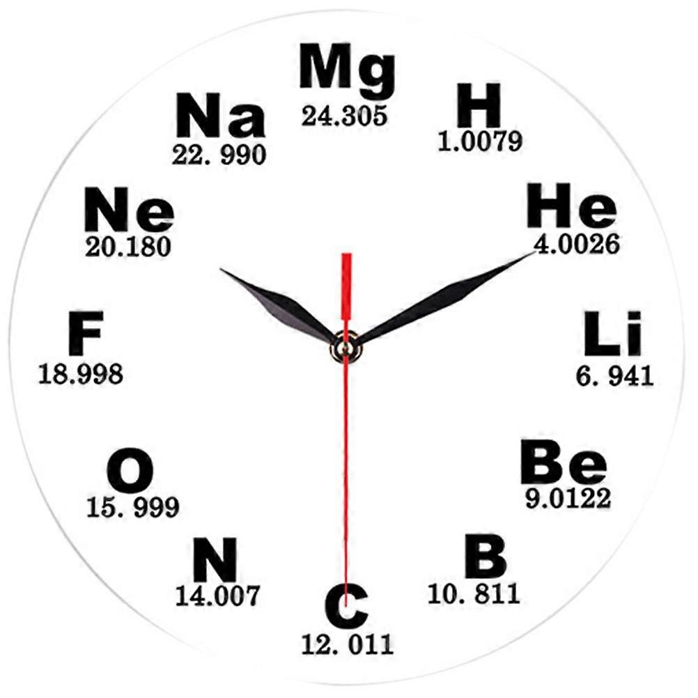 Living Room Decor Modern Nordic Style Wall Clock Acrylic Material Mute Function 11.79X11.79X0.98Inch 1Pack