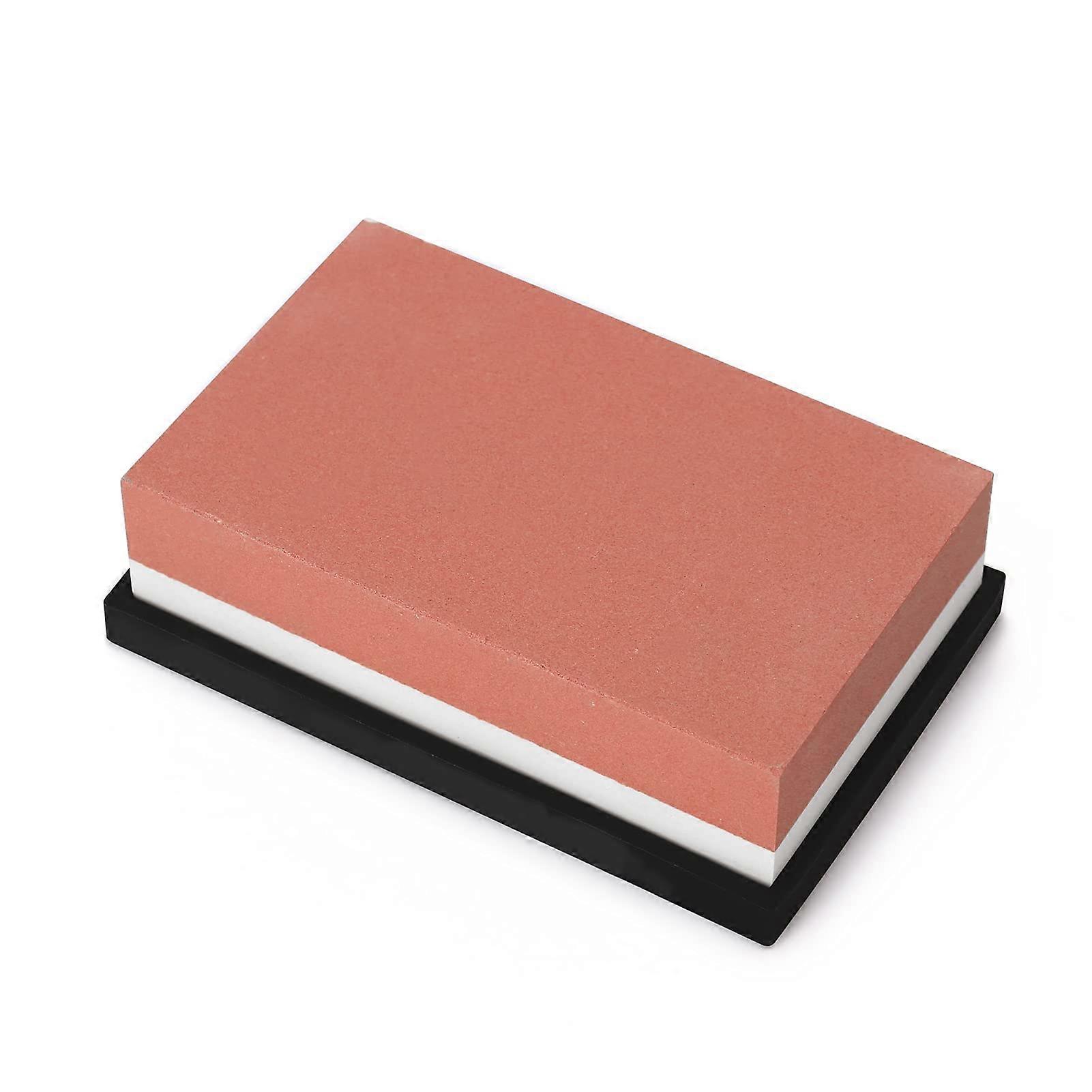 Portable Premium Sharpening Stone for Household Cutters, Non-Slip Base, Professional Knife Sharpener, Durable Material