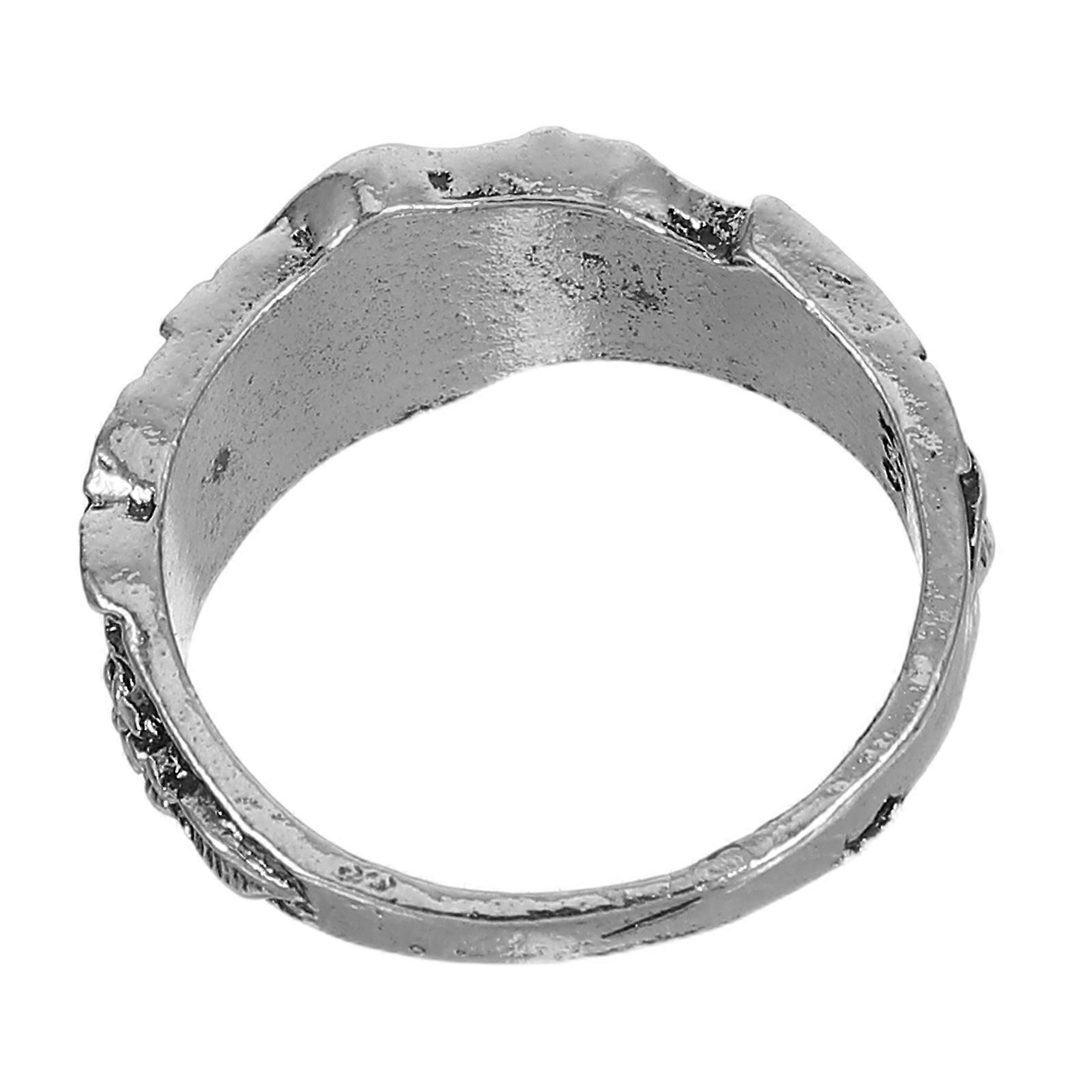 Retro Multi-Elements Gold Ring für Legierung Silber Farbe Einheitsgröße