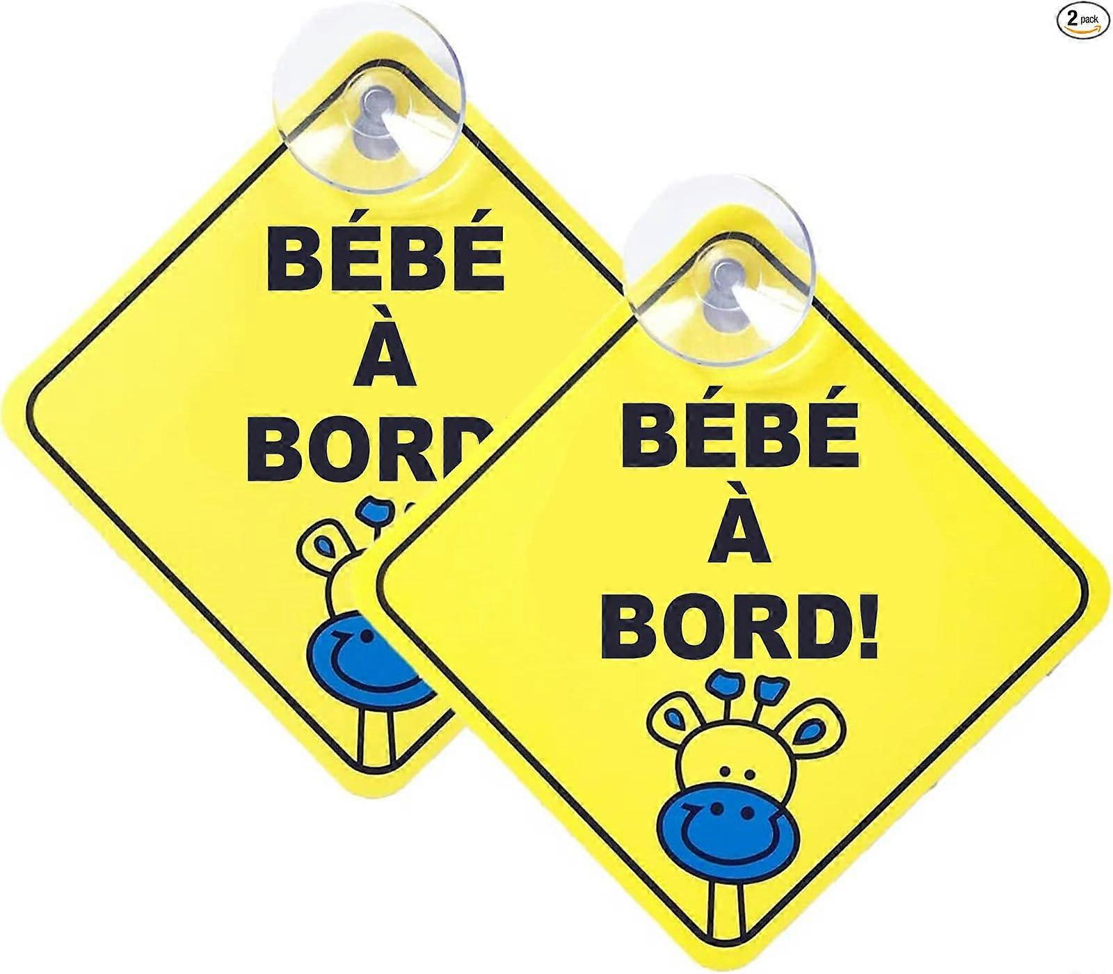 2pcs Car Magnetic Reflective Safety Warning Stickers