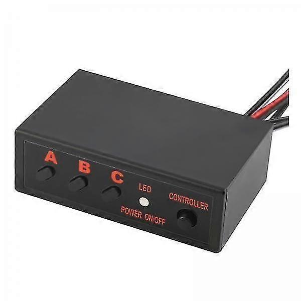 2x6 Ways LED Flash Strobe Flashing Controller Box for Automotive Vehicle