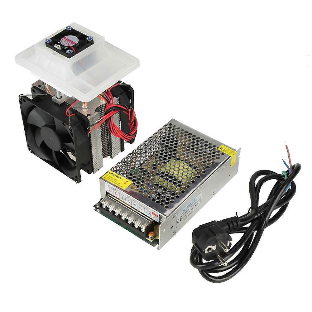 12V 6A Semiconductor Cooling Device DIY Air Cooler with Power Supply EU Plug