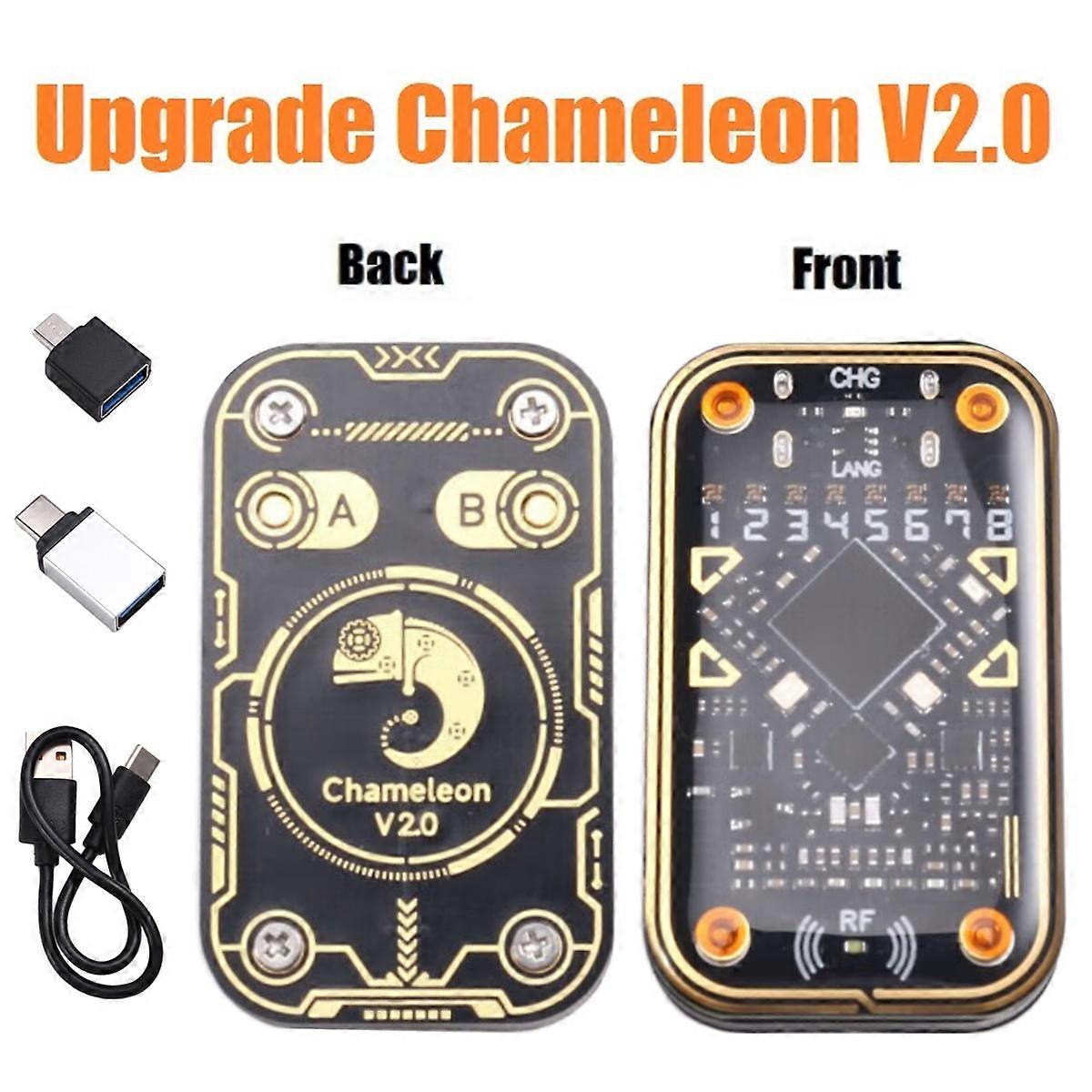 Chameleon Ultra V2.0 RFID Smart Chip Reader Smart Card Emulator 125Khz 13.56Mhz IC ID Card Decode NFC Key Duplicator