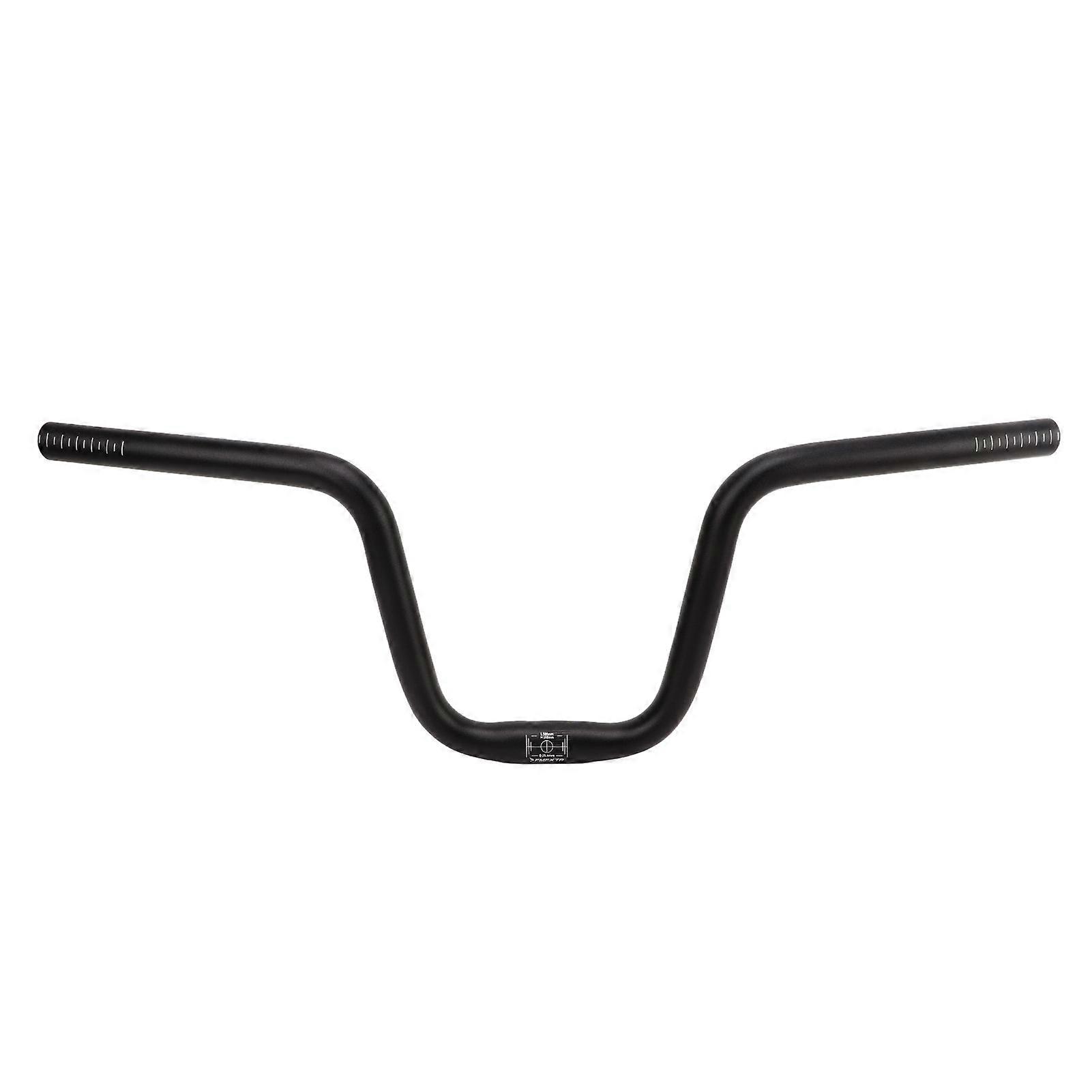 25.4mm Diameter MTB Handlebar, 580mm Extra Long Handlebar, Aluminum Alloy Folding Road Handlebar, 160mm Rise
