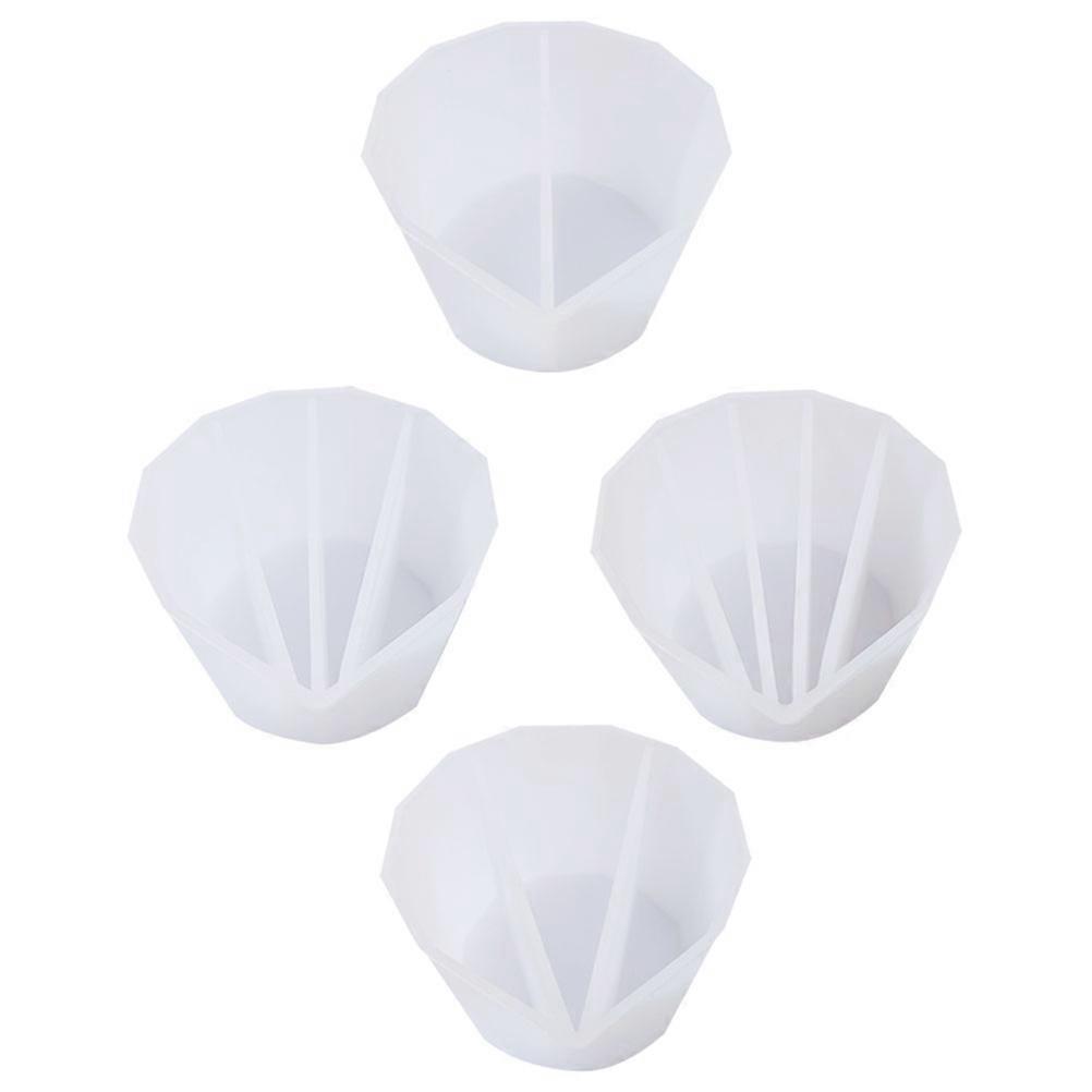 Resin Mixing Cups Reusable Pigment Cup Epoxy Making Diy Use Craft Enthusiasts 9x7cm 4Pcs