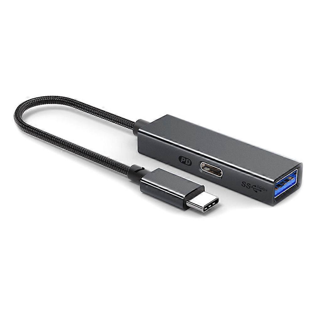 USB 3.2 Type-C HUB 5Gbps 60W PD Ładowanie, Adapter OTG, - Szybki konwerter USB na Type-C