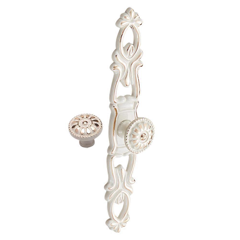 Cabinet Knobs Drawer Handle European Style Kitchen Zinc Alloy Decorative 2Pcs