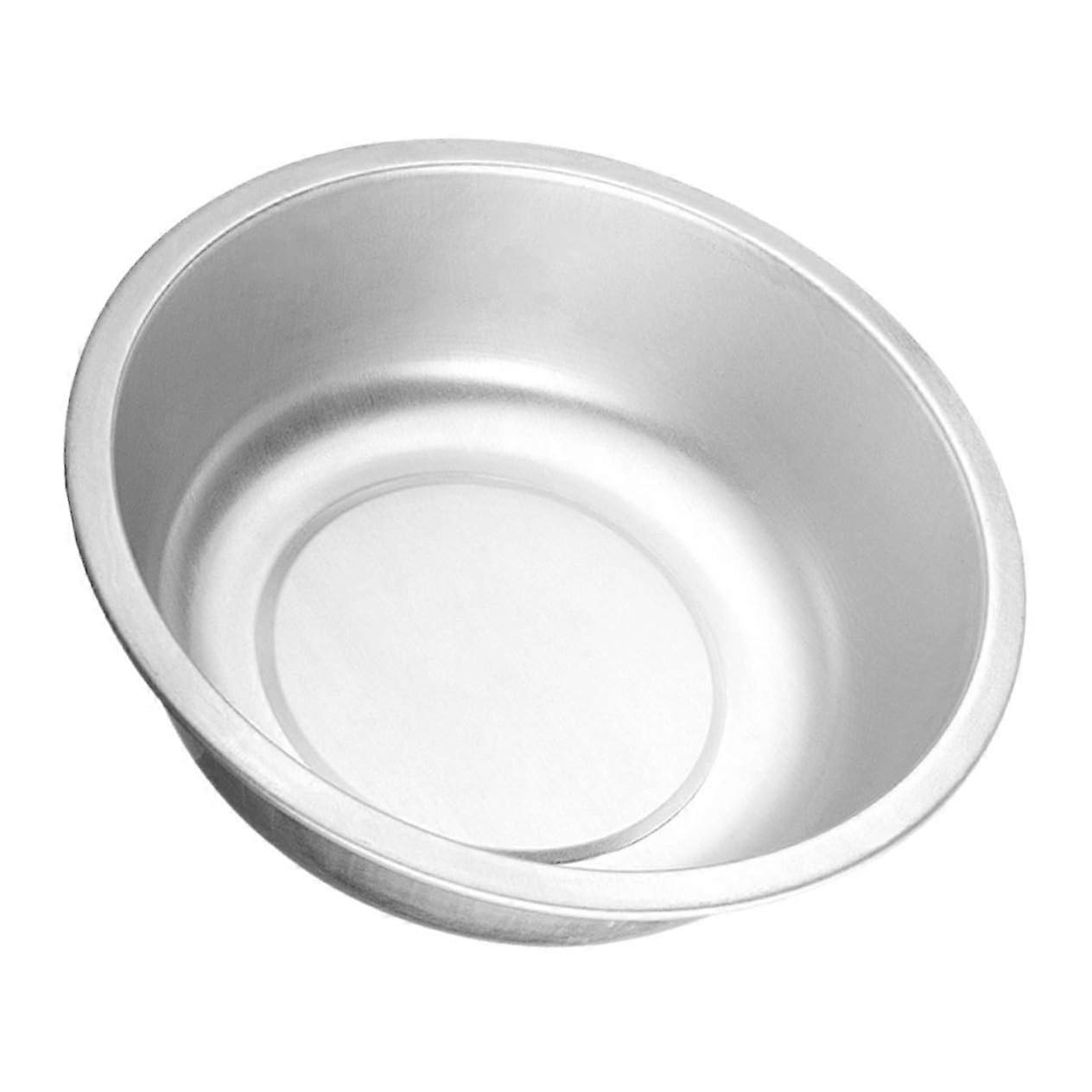 Thickened Aluminium Basin Fruit and Vegetable Washing Basket Portable Stackable Kitchen Sink Organizer 30cm