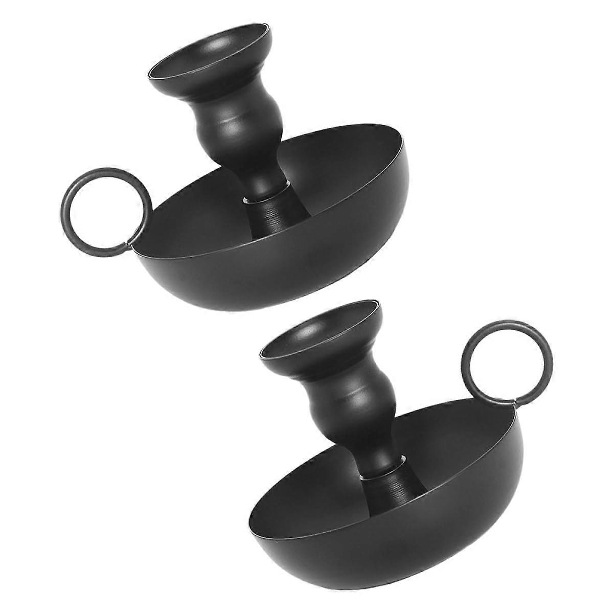 Tea Cup Candle Holder Two-Piece Retro Set For Table Centerpieces And Elegant Home Decor