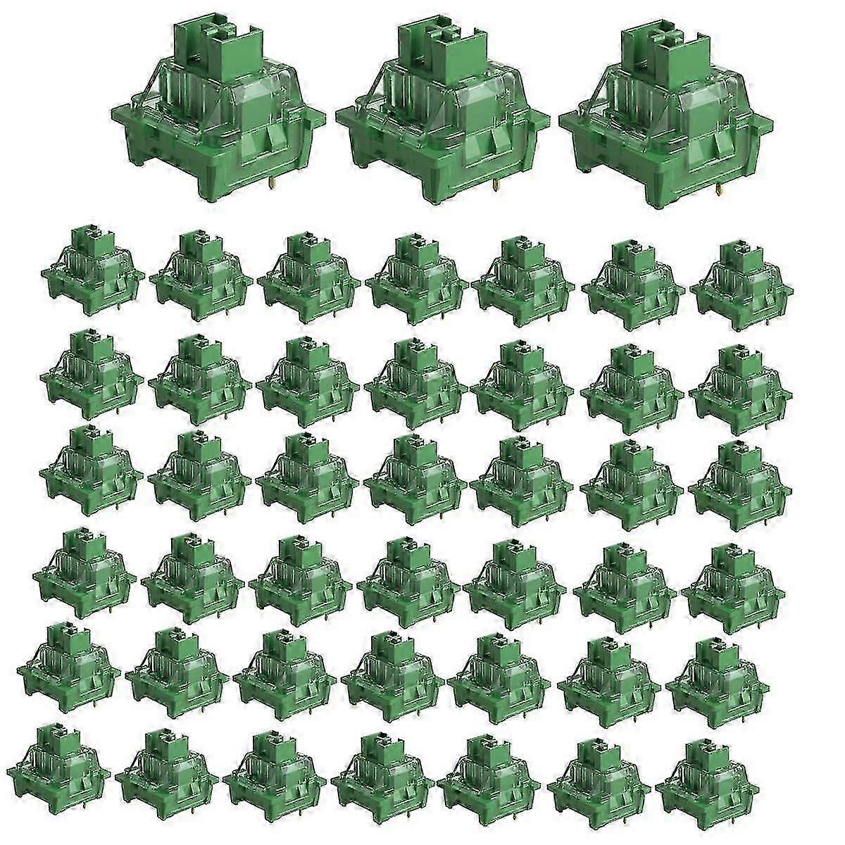 V3 Pro Keyboard Switch Matcha Green Switches 3 Pin 50gf Linear Switch for MX Mechanical Keyboard (