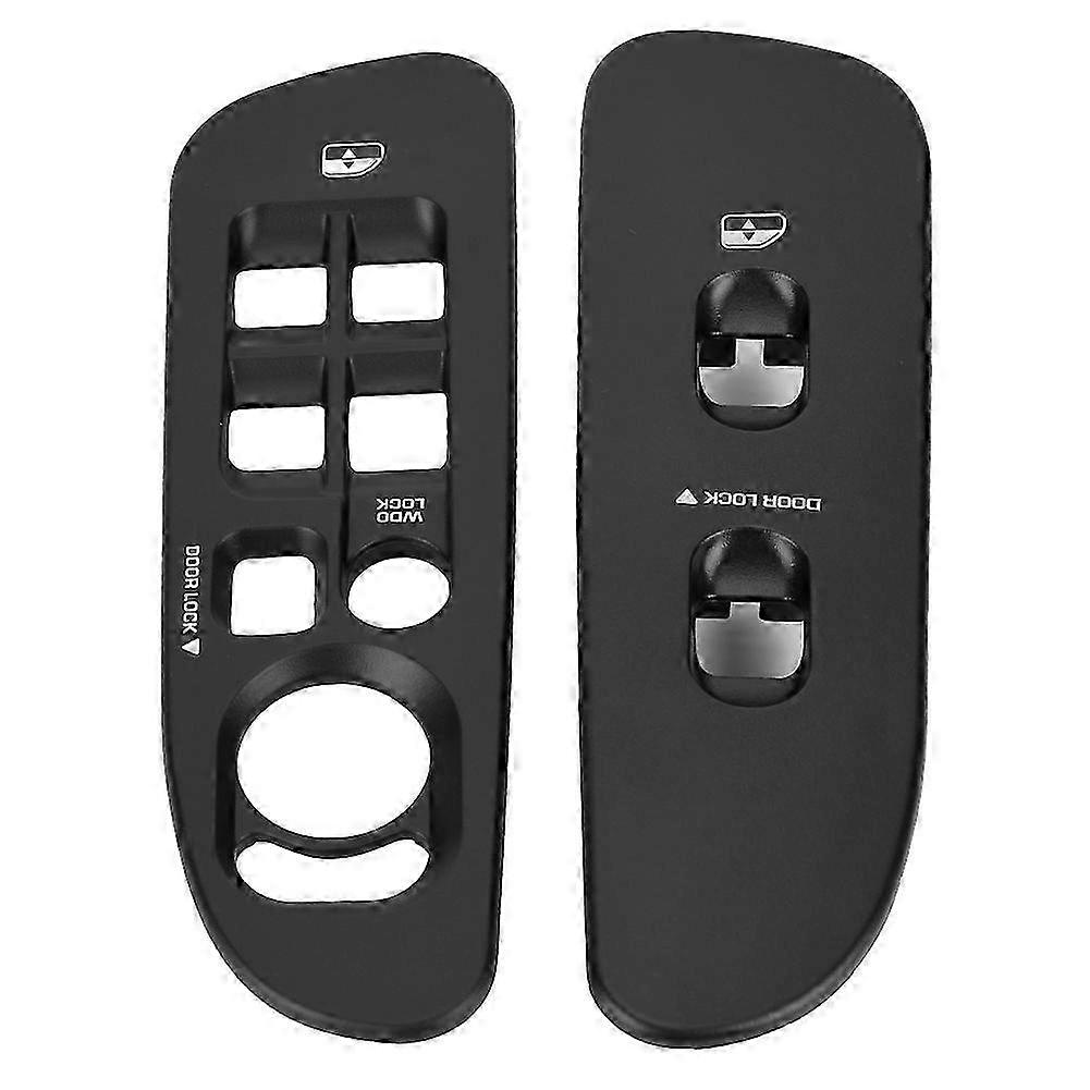 1 Pair Left Right Window Switch Bezel Panel Compatible with Certain Brand Dodge Ram 1500 2500 3500 2002-2005